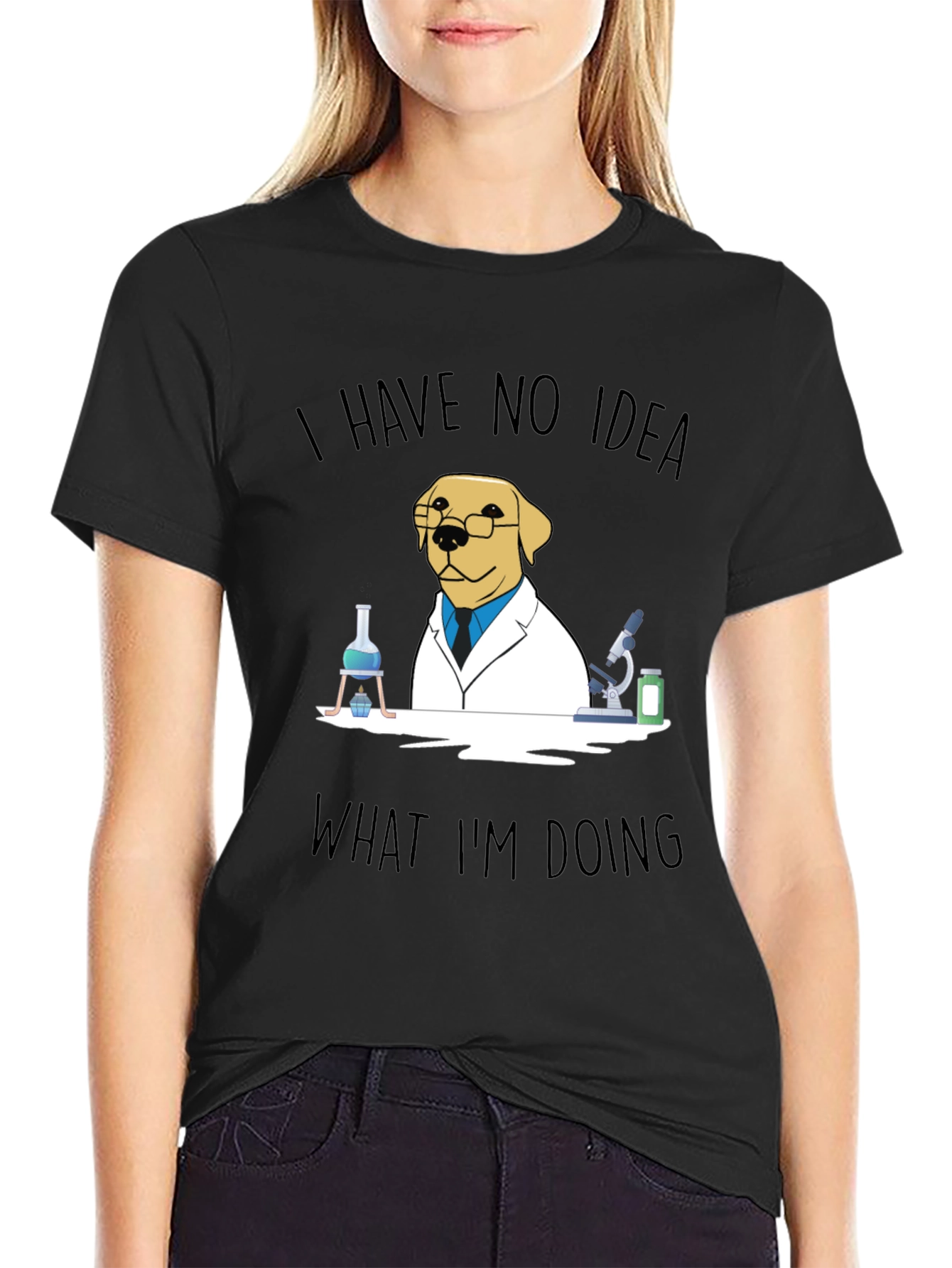 Funny Dog Scientist T-Shirt