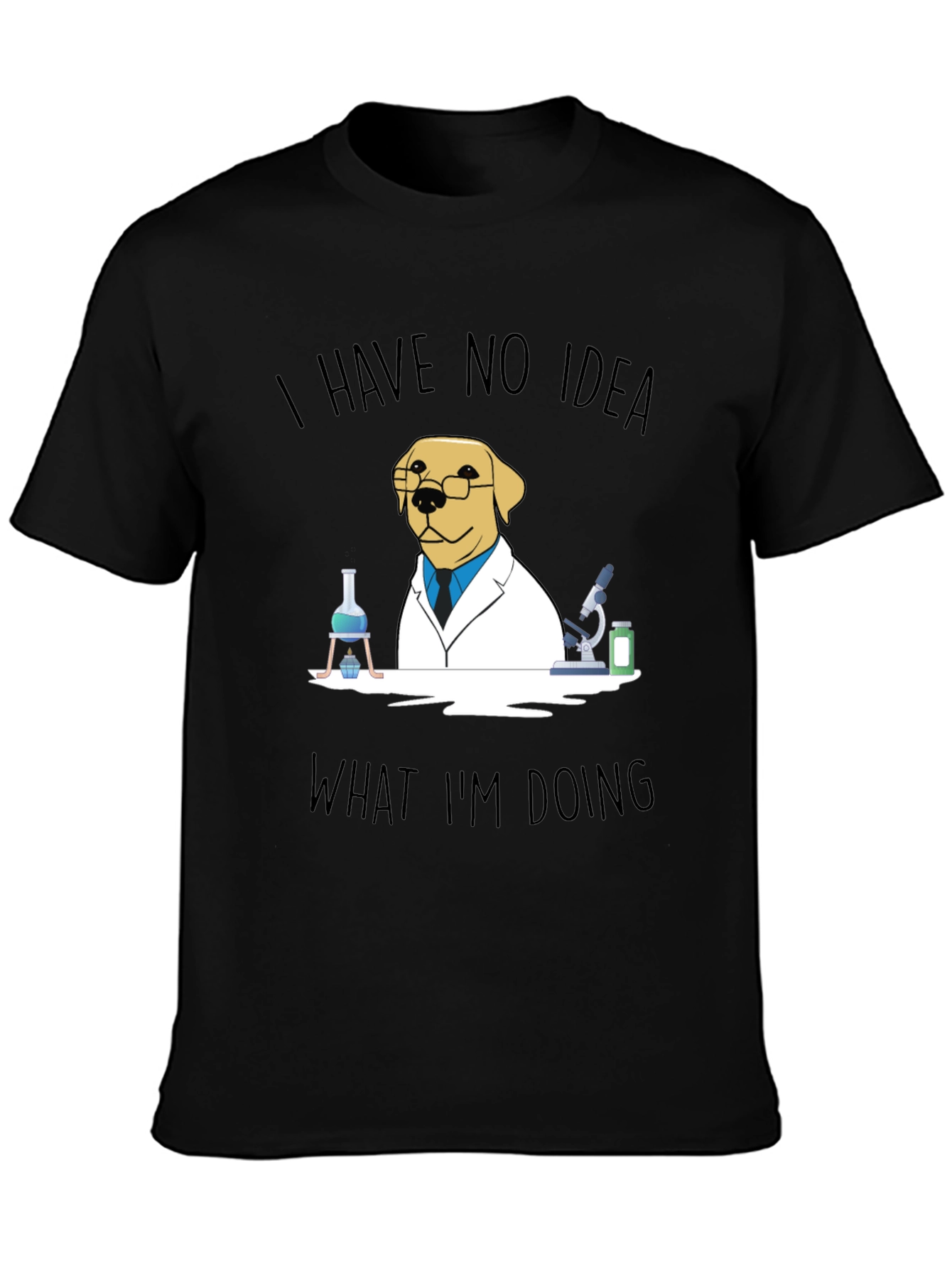Funny Dog Scientist T-Shirt