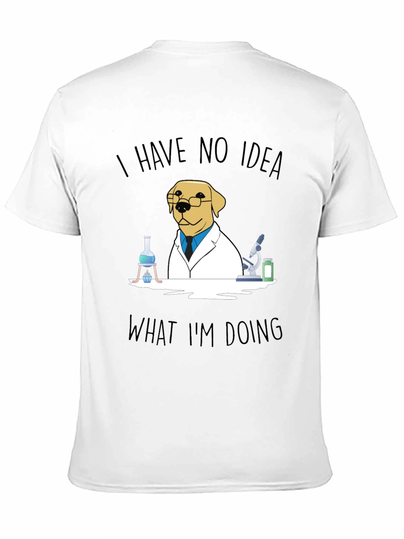 Funny Dog Scientist T-Shirt