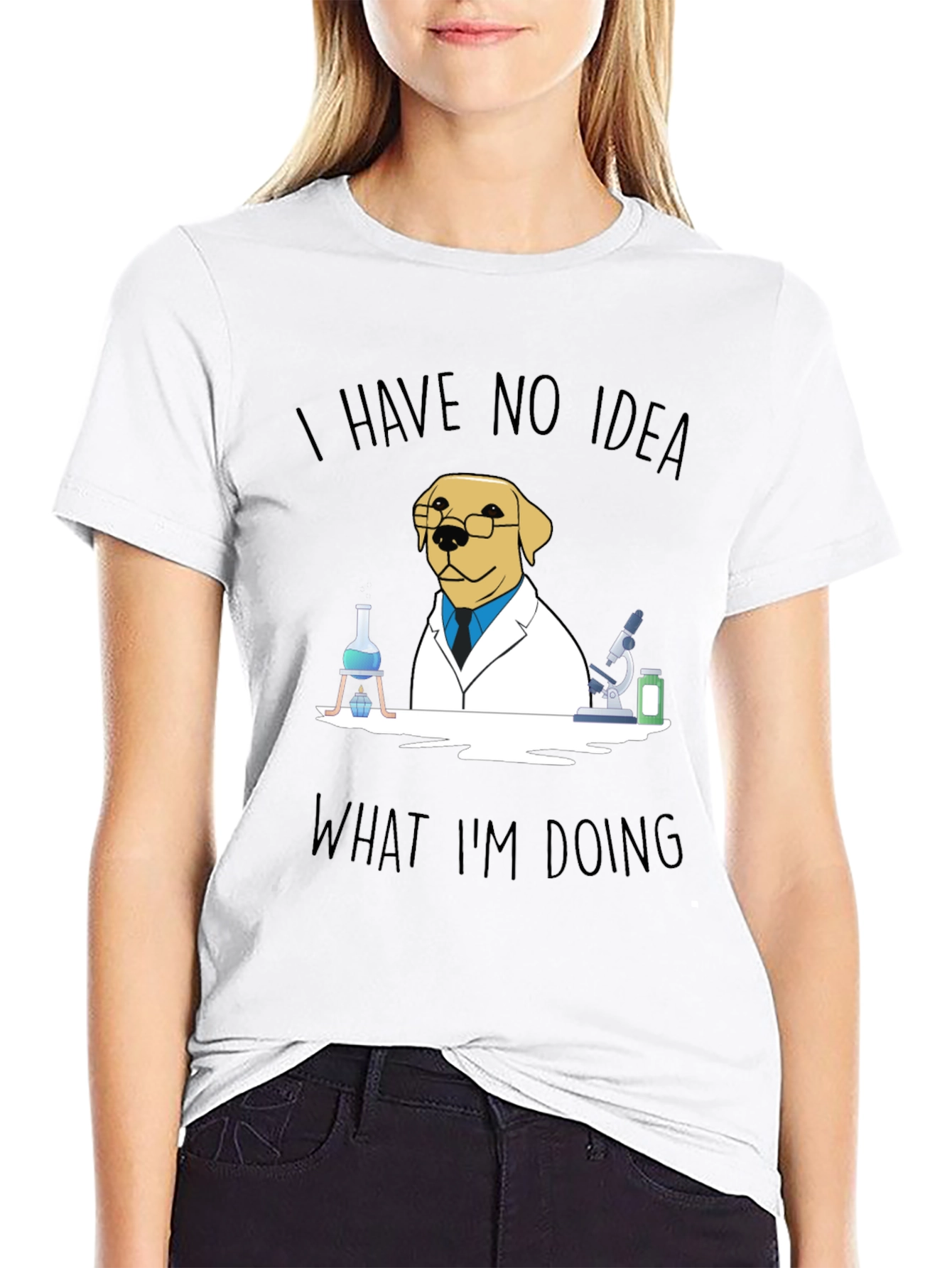 Funny Dog Scientist T-Shirt