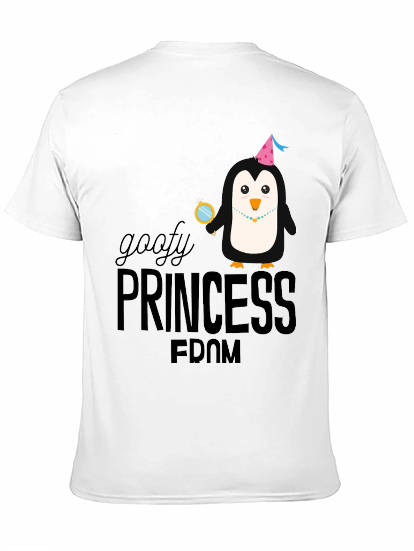 Goofy Princess Penguin T-Shirt