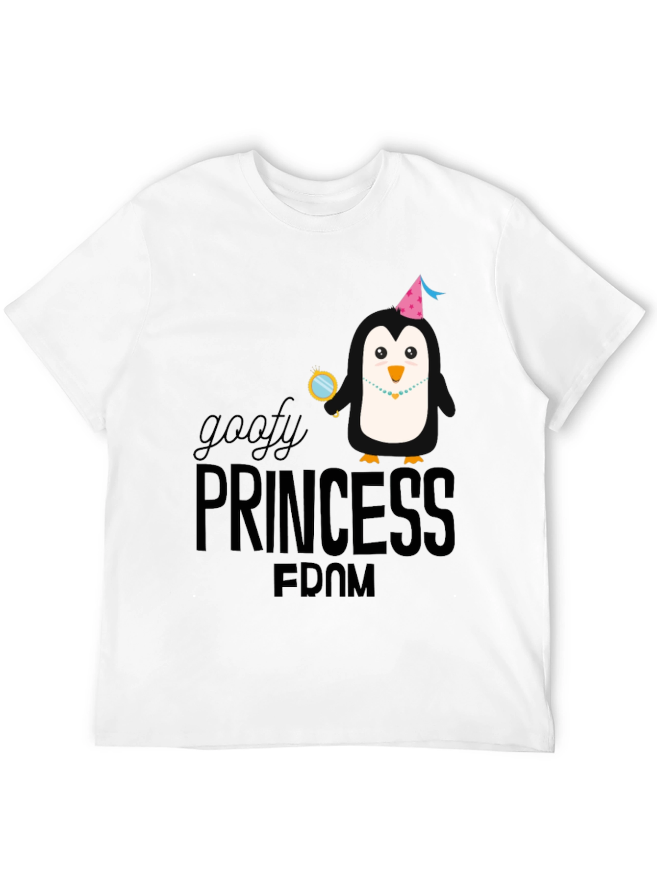 Goofy Princess Penguin T-Shirt