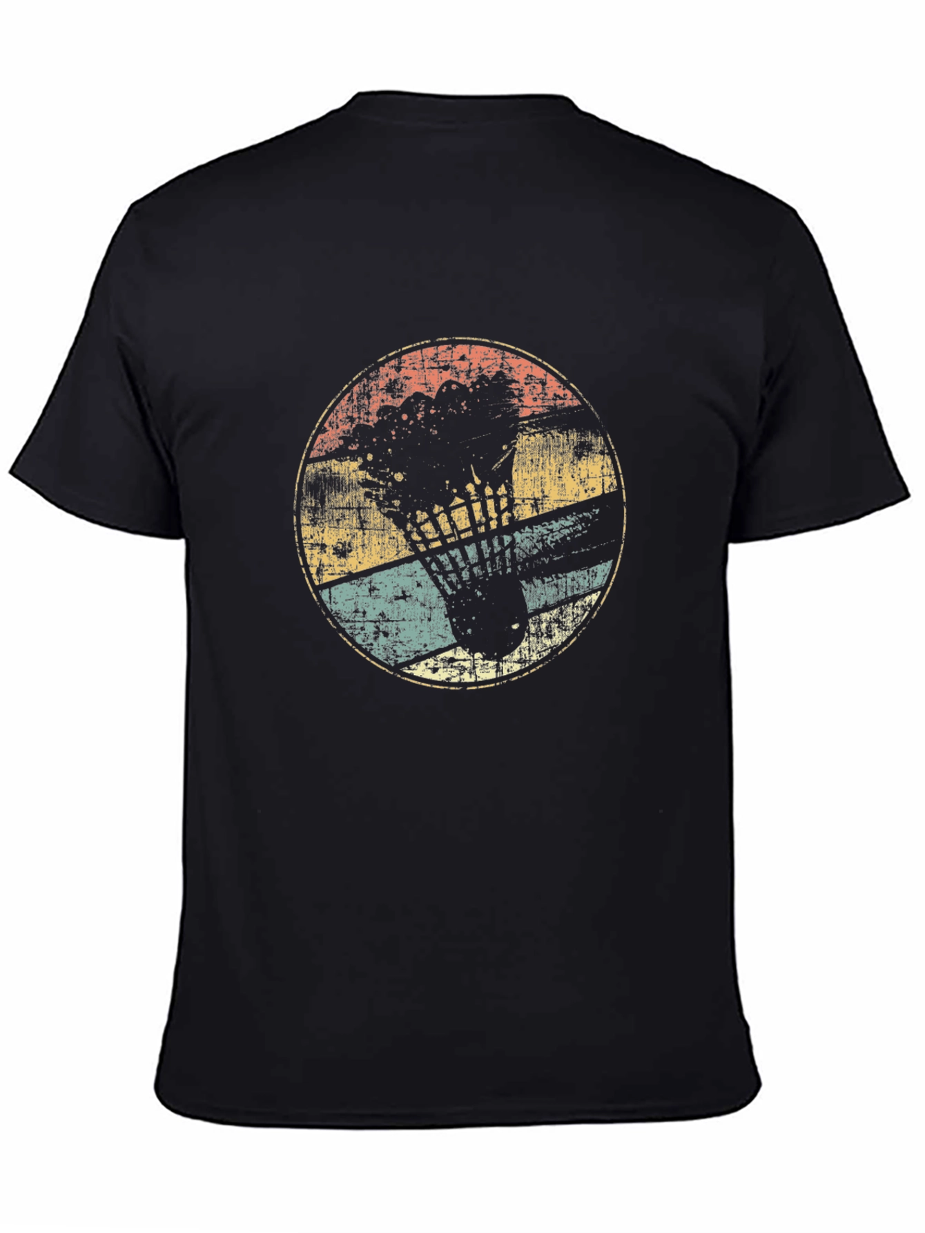 Retro Badminton Shuttlecock Graphic Tee