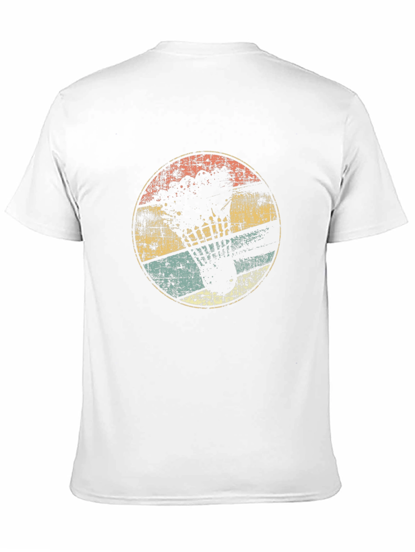 Retro Badminton Shuttlecock Graphic Tee