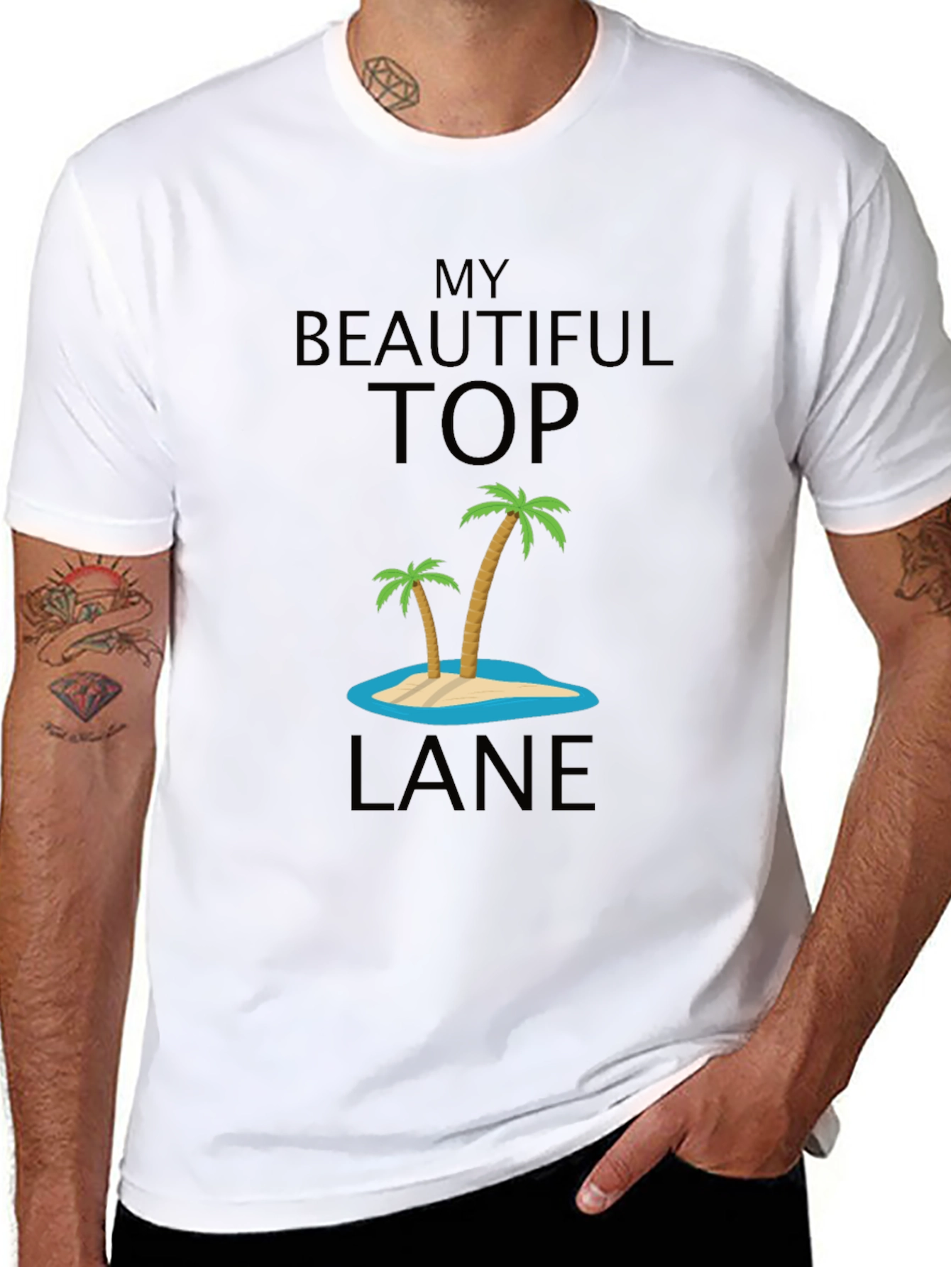 My Beautiful Top Lane Black T-Shirt