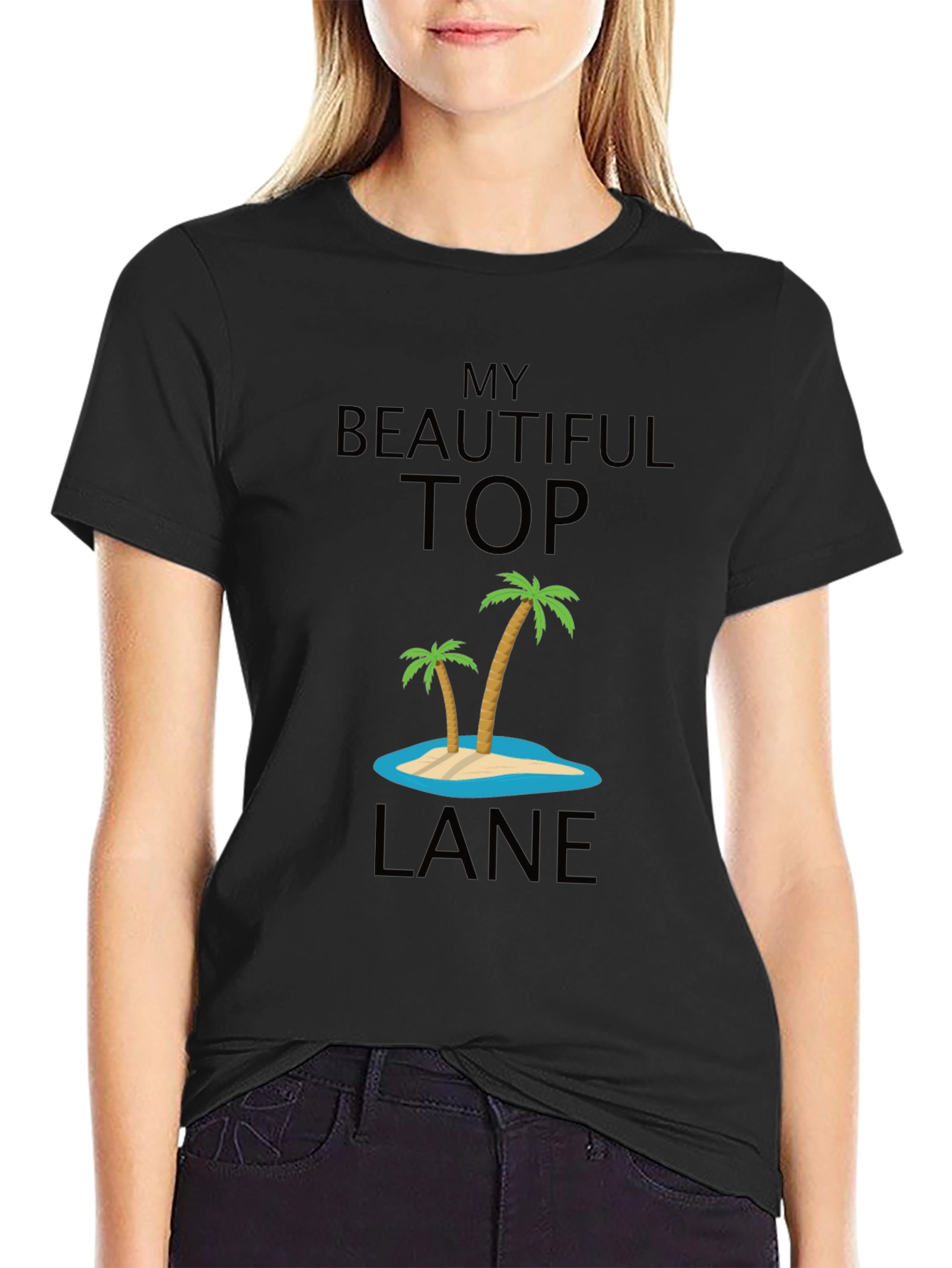 My Beautiful Top Lane Black T-Shirt