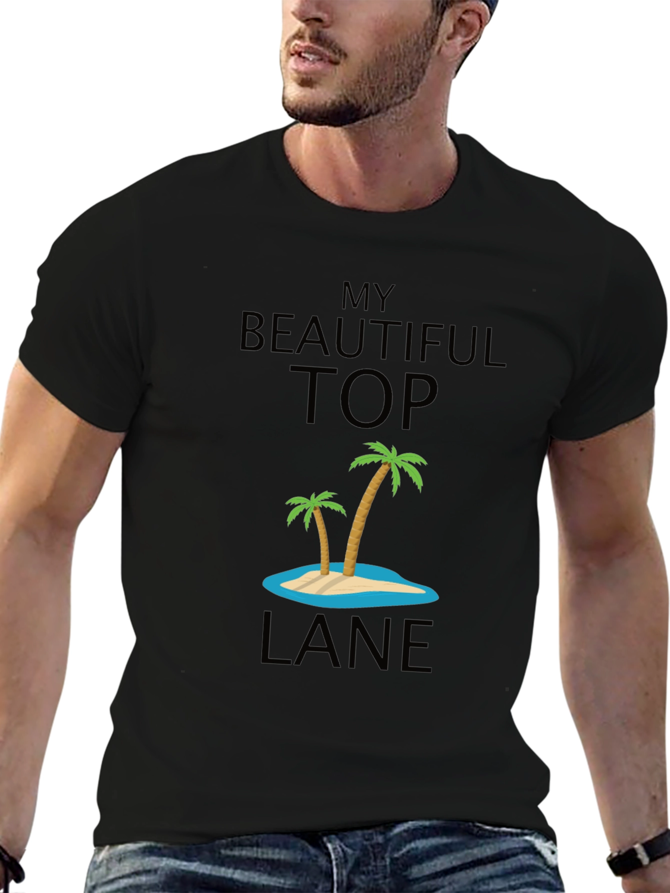 My Beautiful Top Lane Black T-Shirt