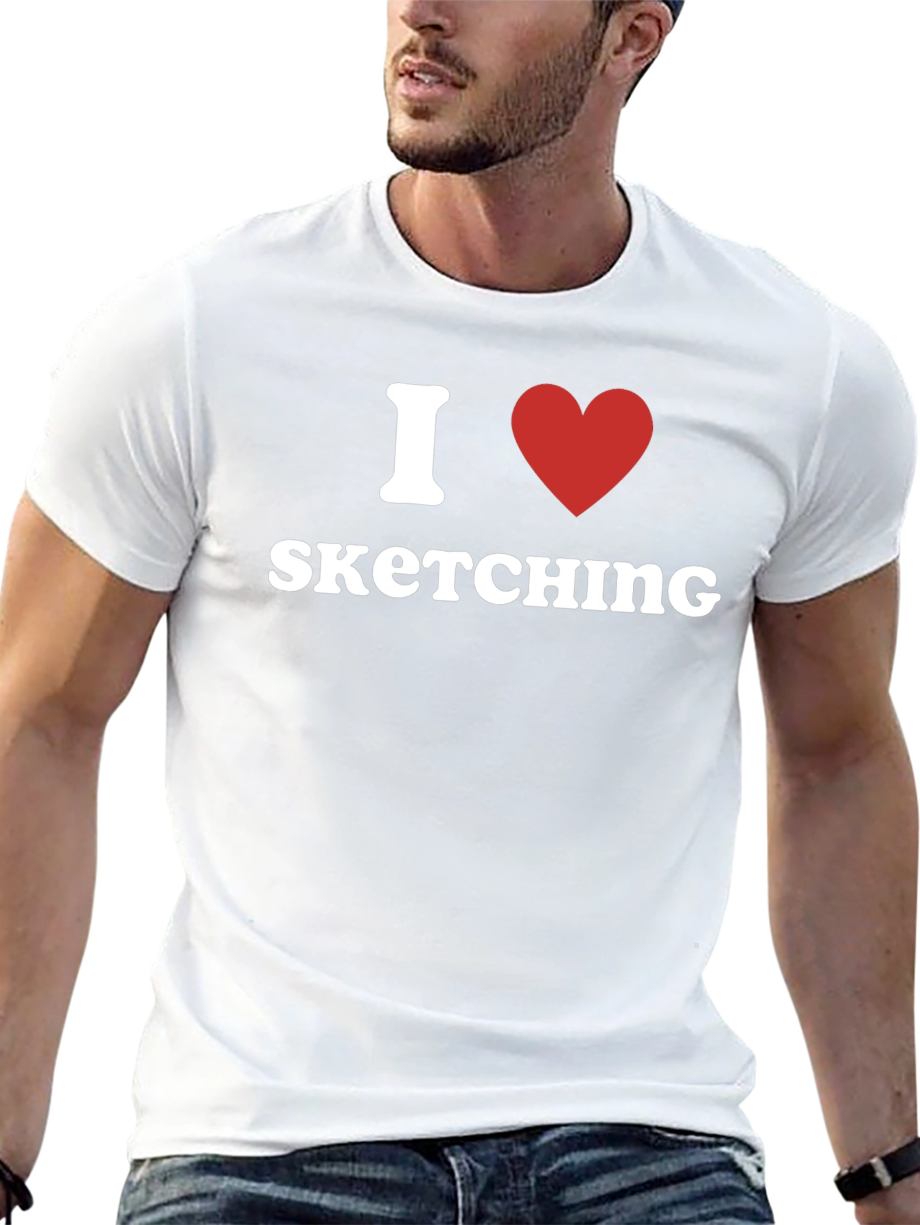 I Heart Sketching T-Shirt - Artist Apparel
