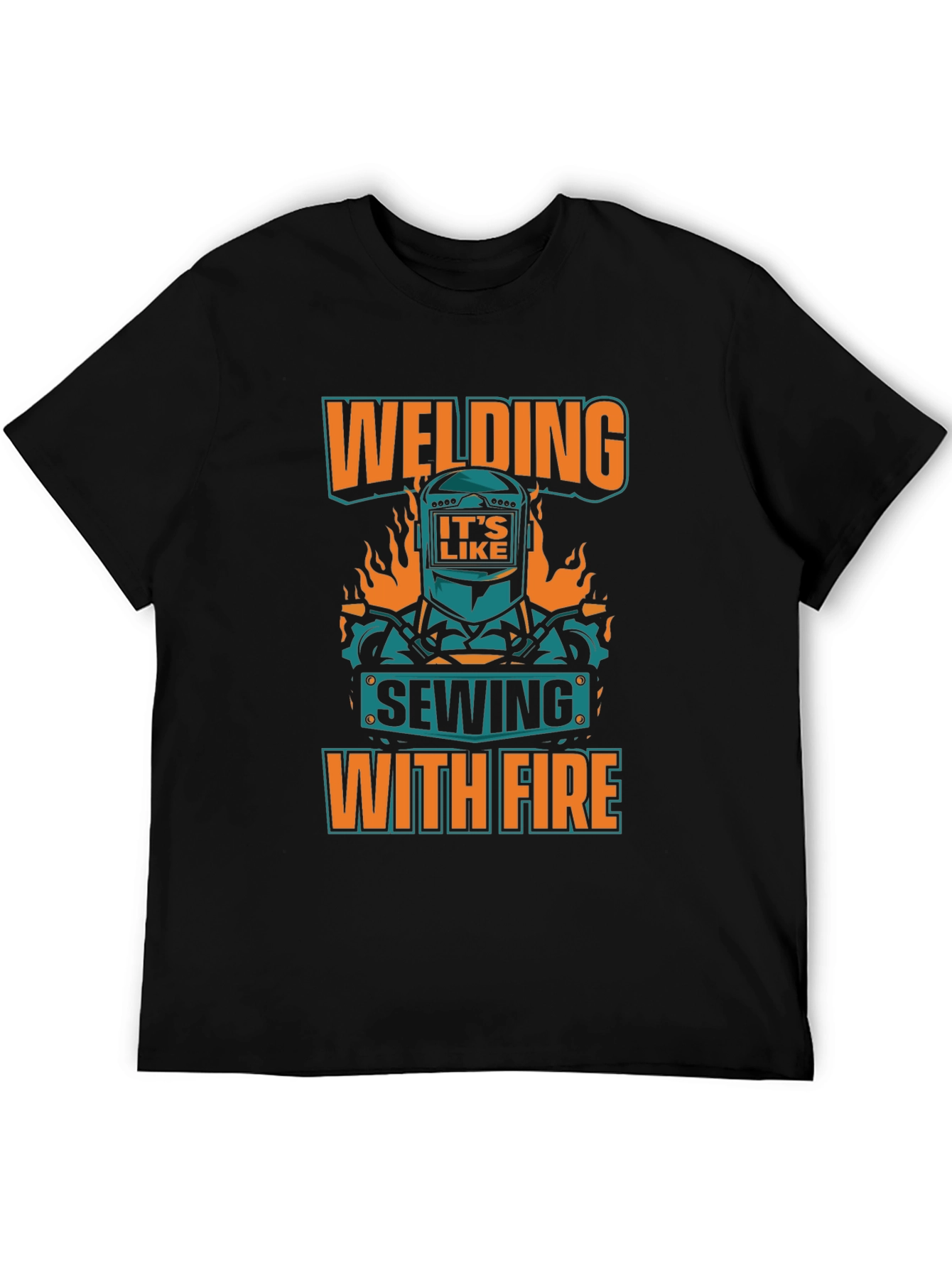 Welding Sewing With Fire T-Shirt