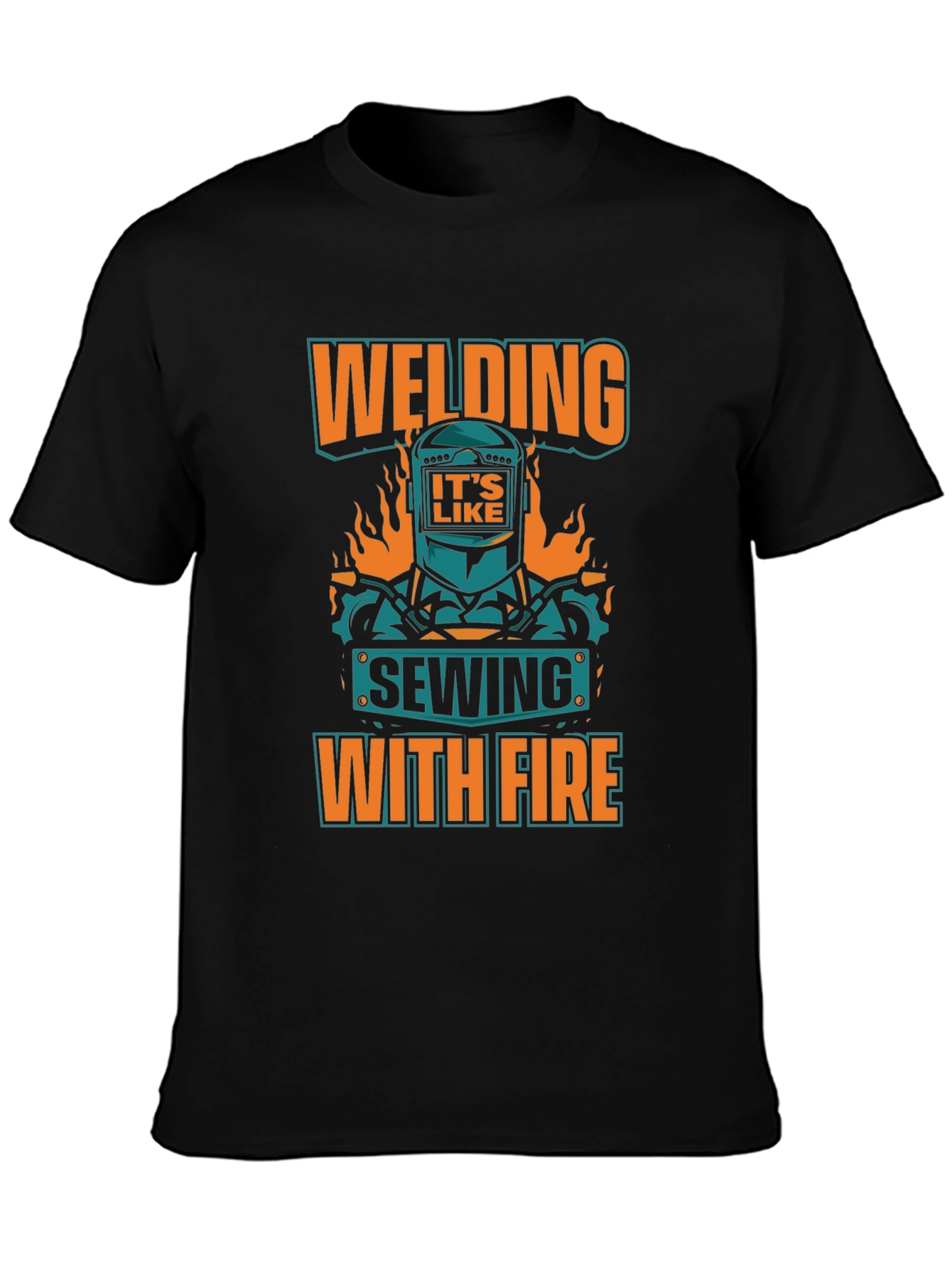 Welding Sewing With Fire T-Shirt