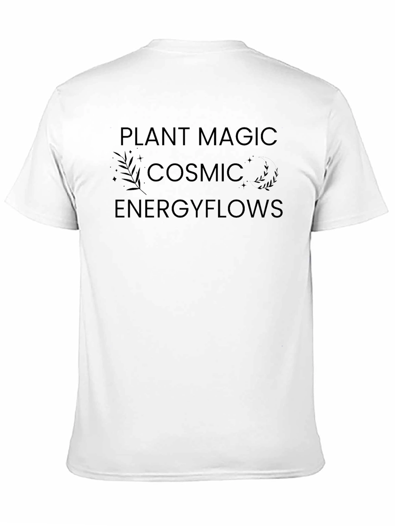 Plant Magic Cosmic Energyflows Graphic T-Shirt