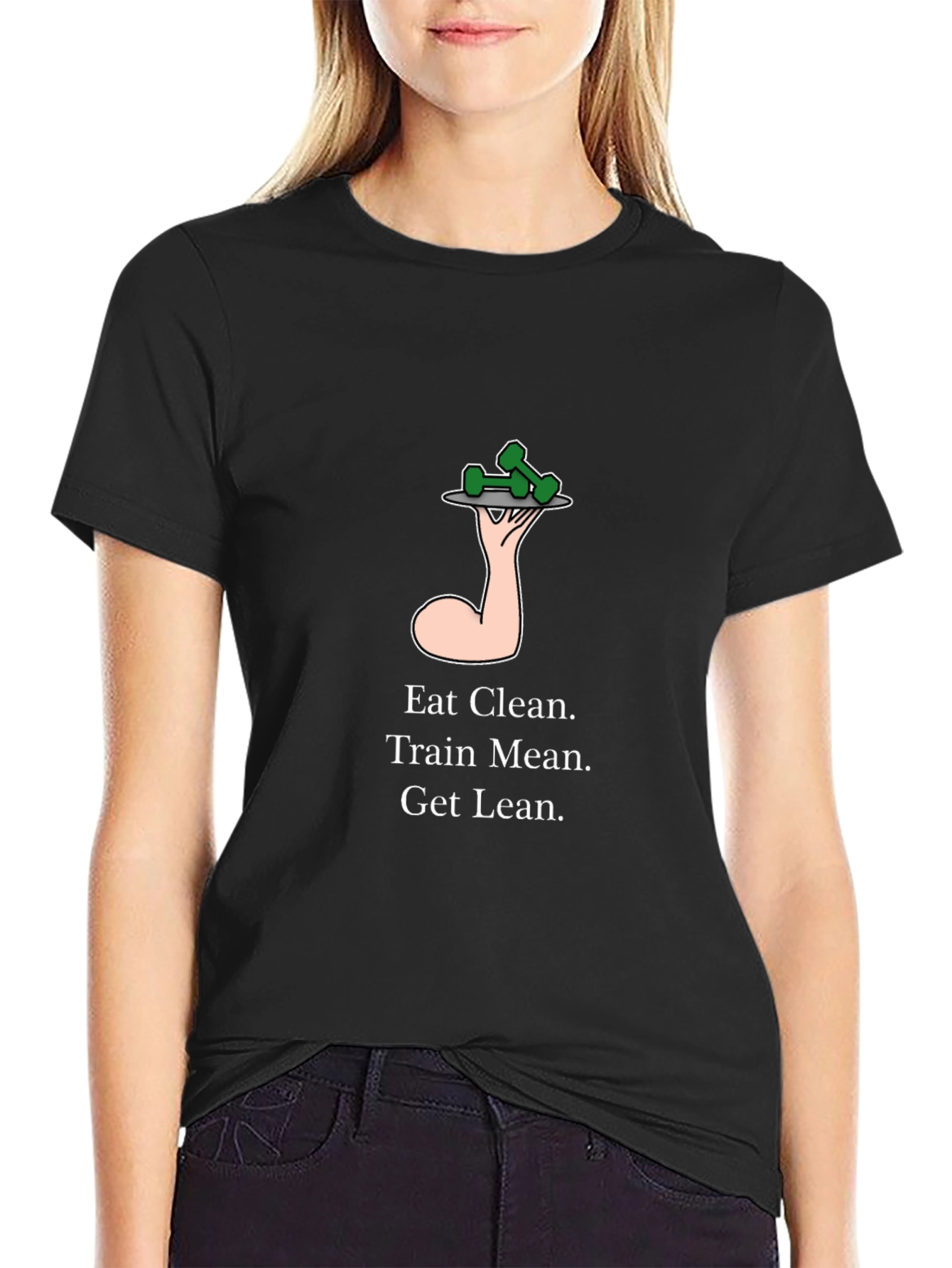 Eat Clean Train Mean Get Lean T-Shirt