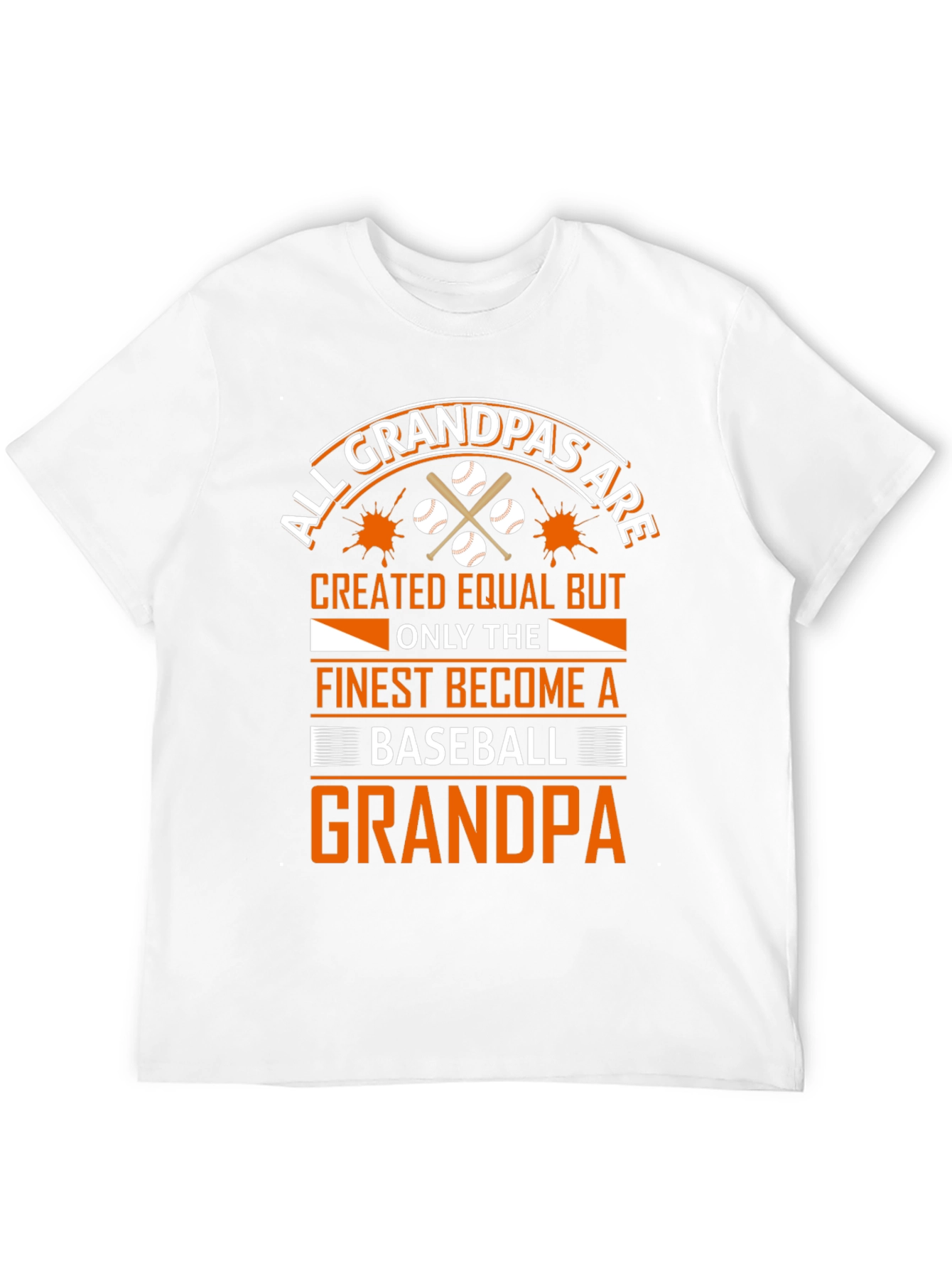 Baseball Grandpa T-Shirt - All Grandpas Created Equal