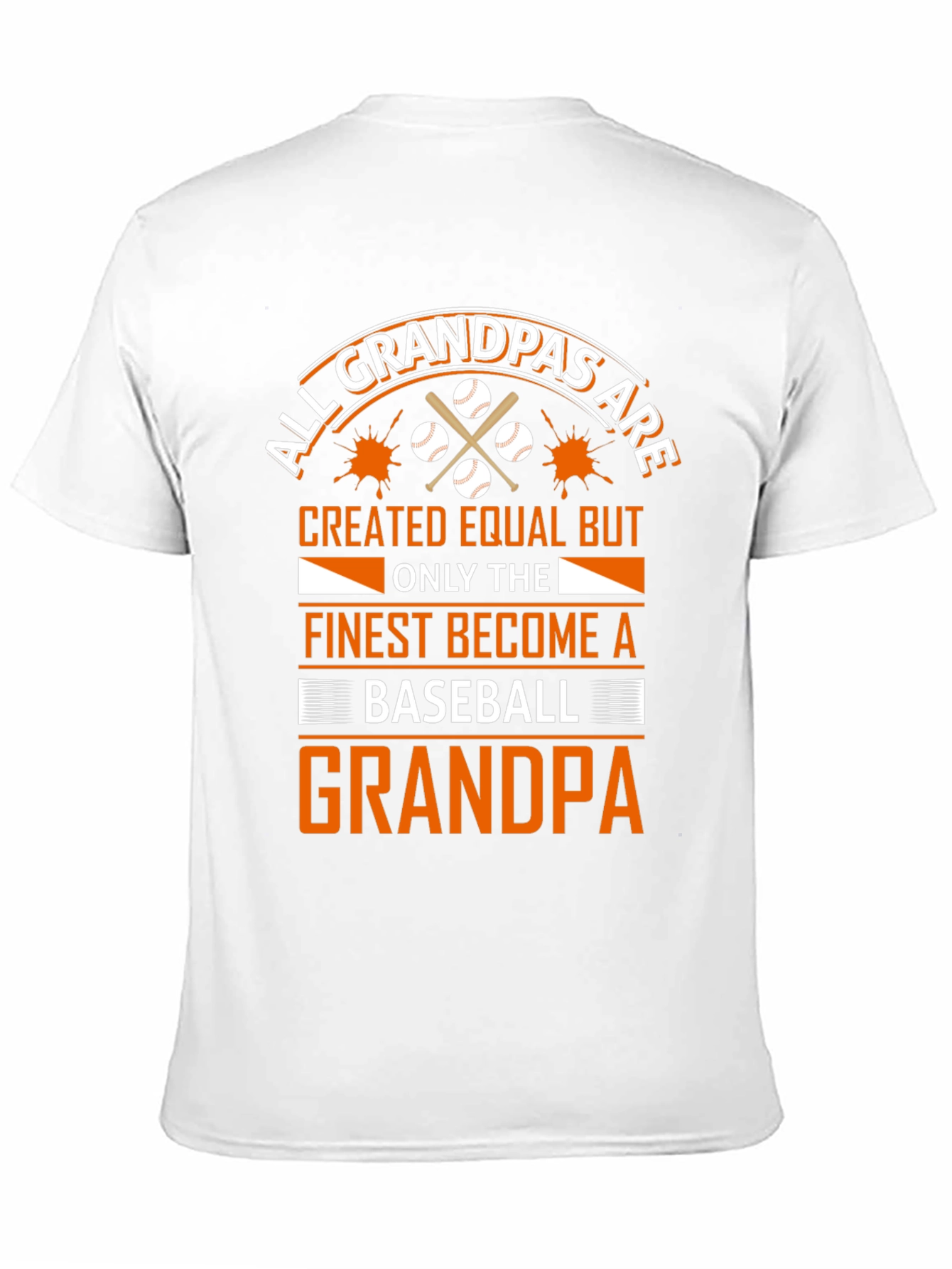 Baseball Grandpa T-Shirt - All Grandpas Created Equal