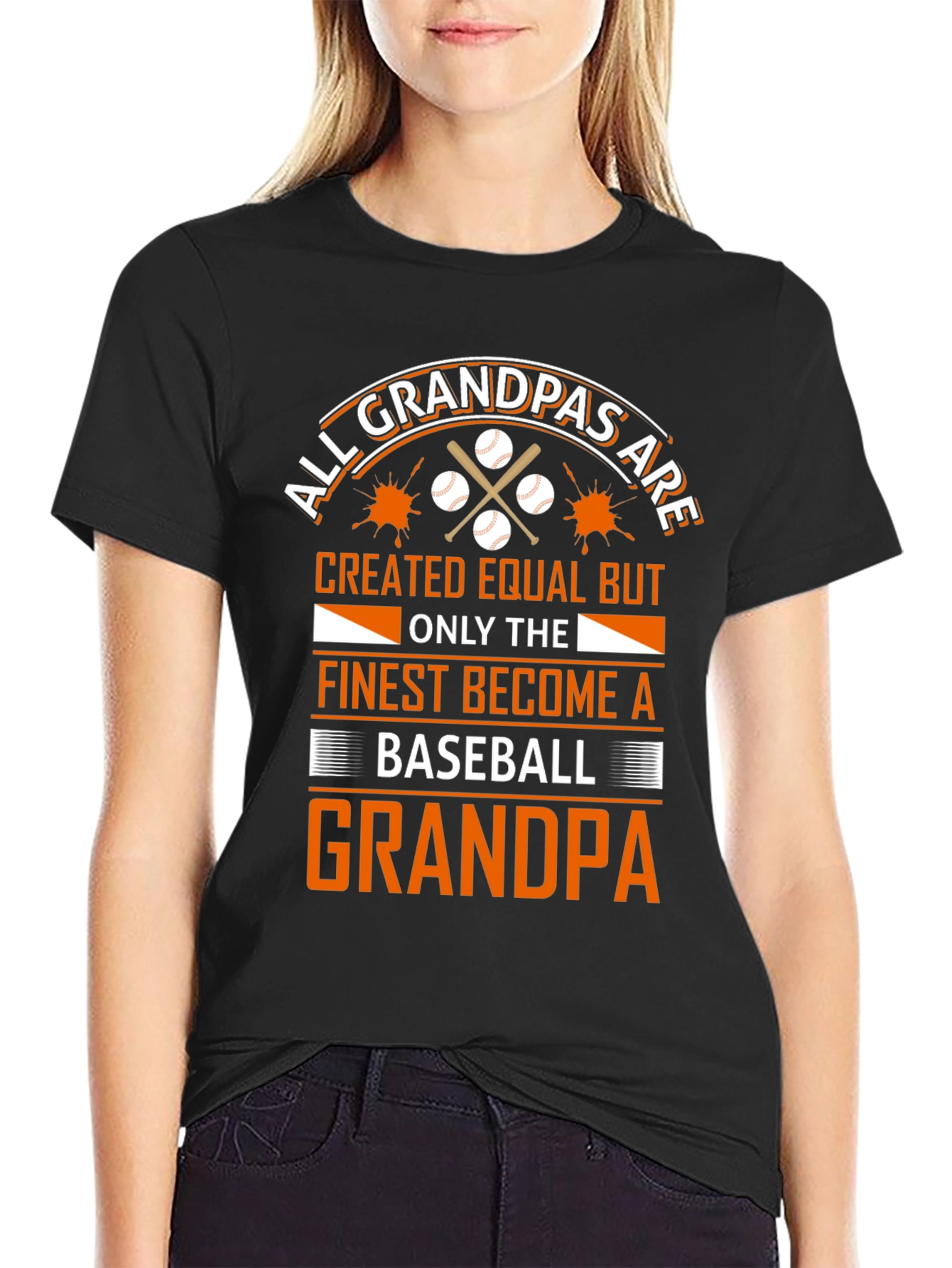 Baseball Grandpa T-Shirt - All Grandpas Created Equal