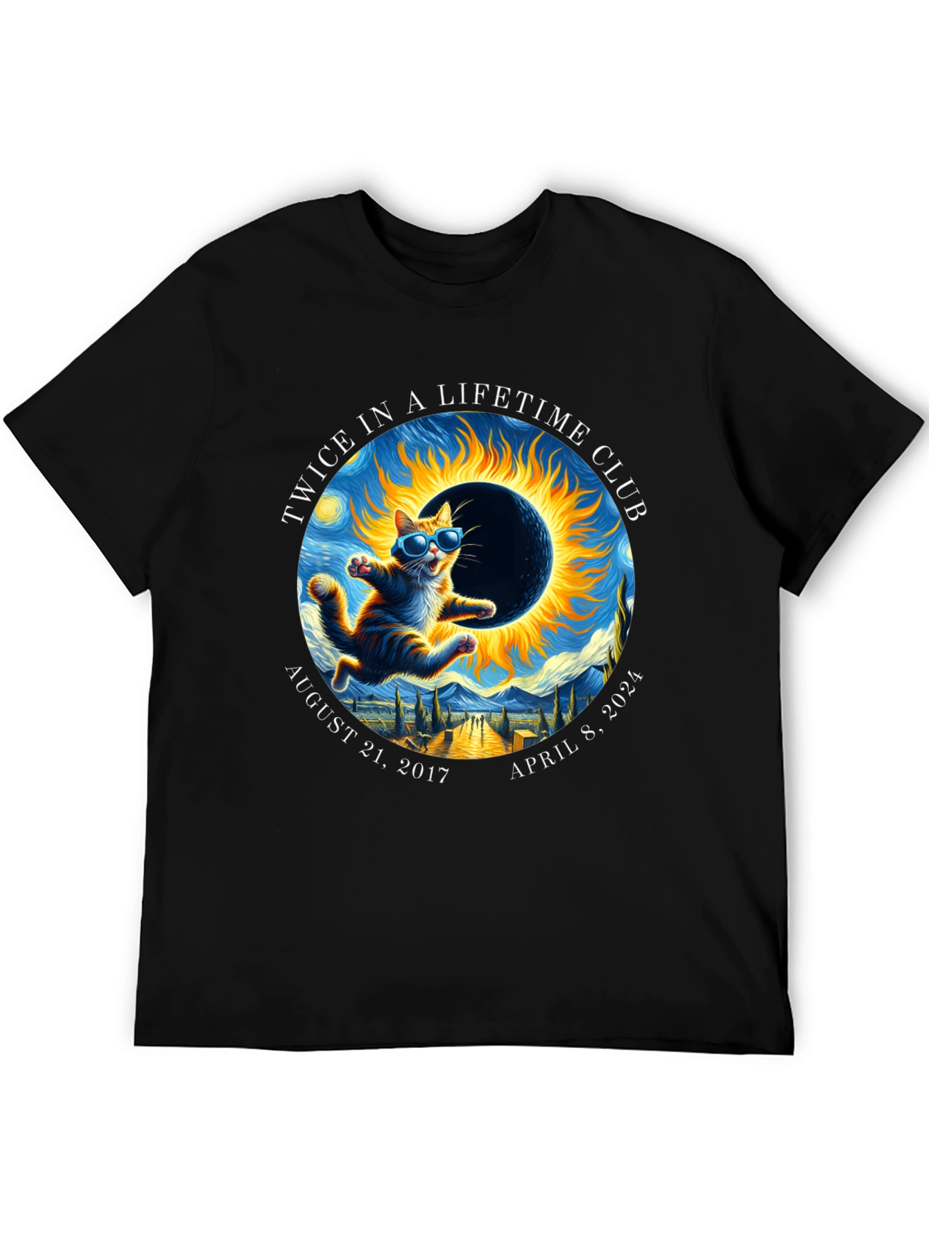 Twice in a Lifetime Club Eclipse Cat T-Shirt