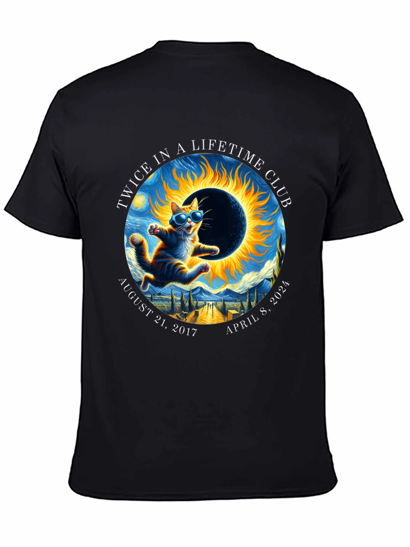 Twice in a Lifetime Club Eclipse Cat T-Shirt