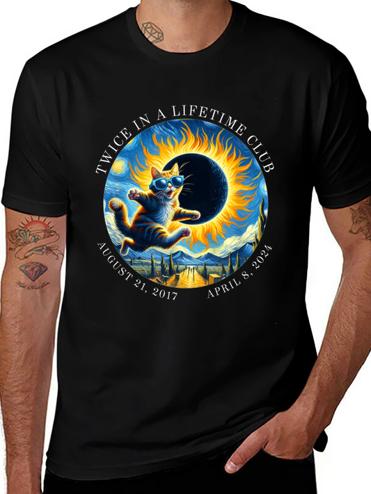 Twice in a Lifetime Club Eclipse Cat T-Shirt