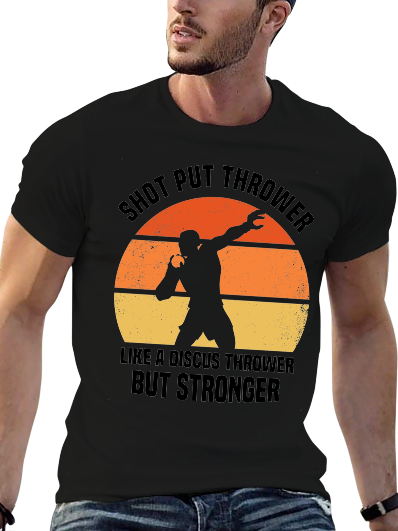 Shot Put Thrower T-Shirt - Stronger Athlete Tee