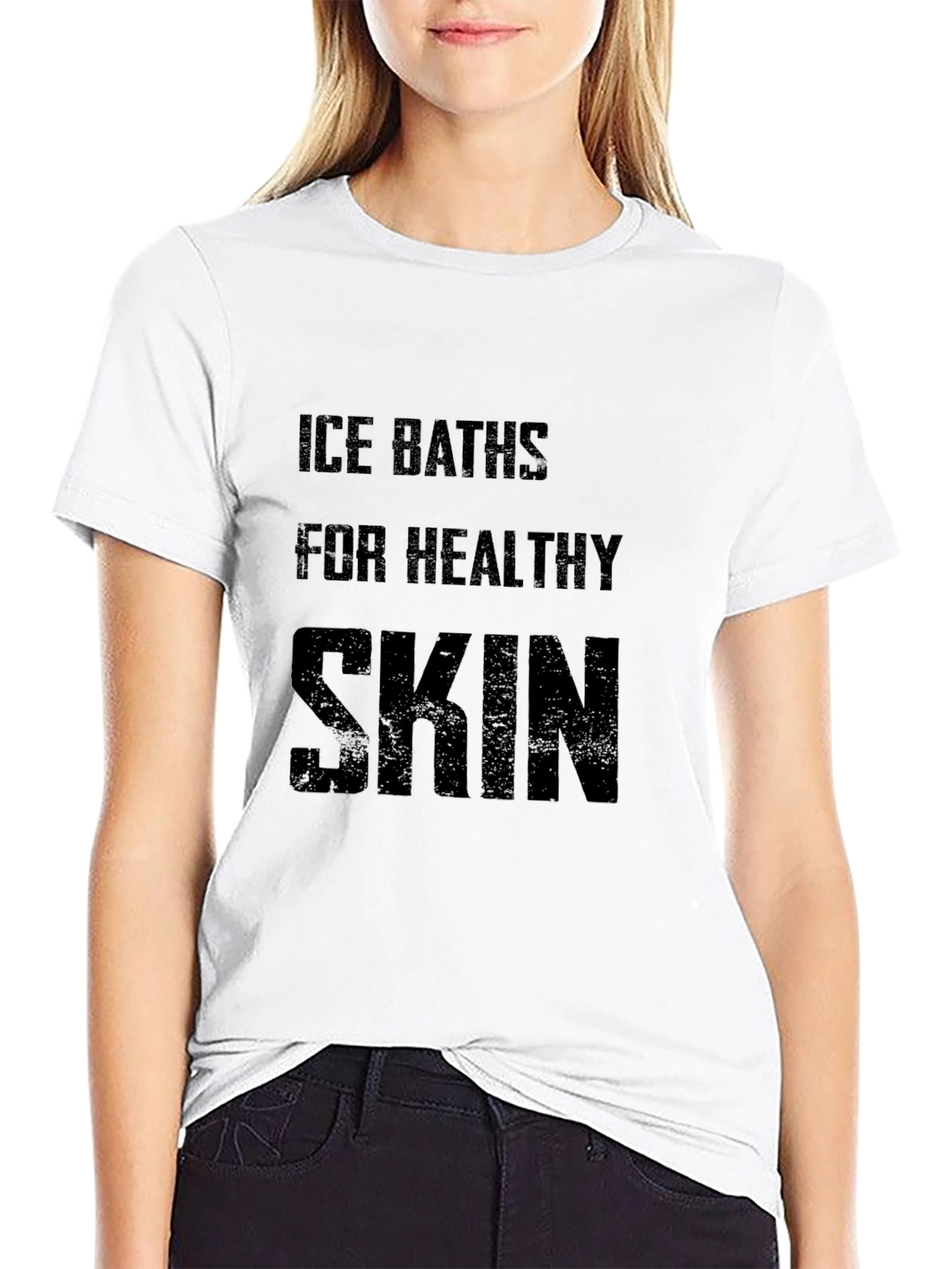 Ice Baths Healthy Skin Graphic T-Shirt