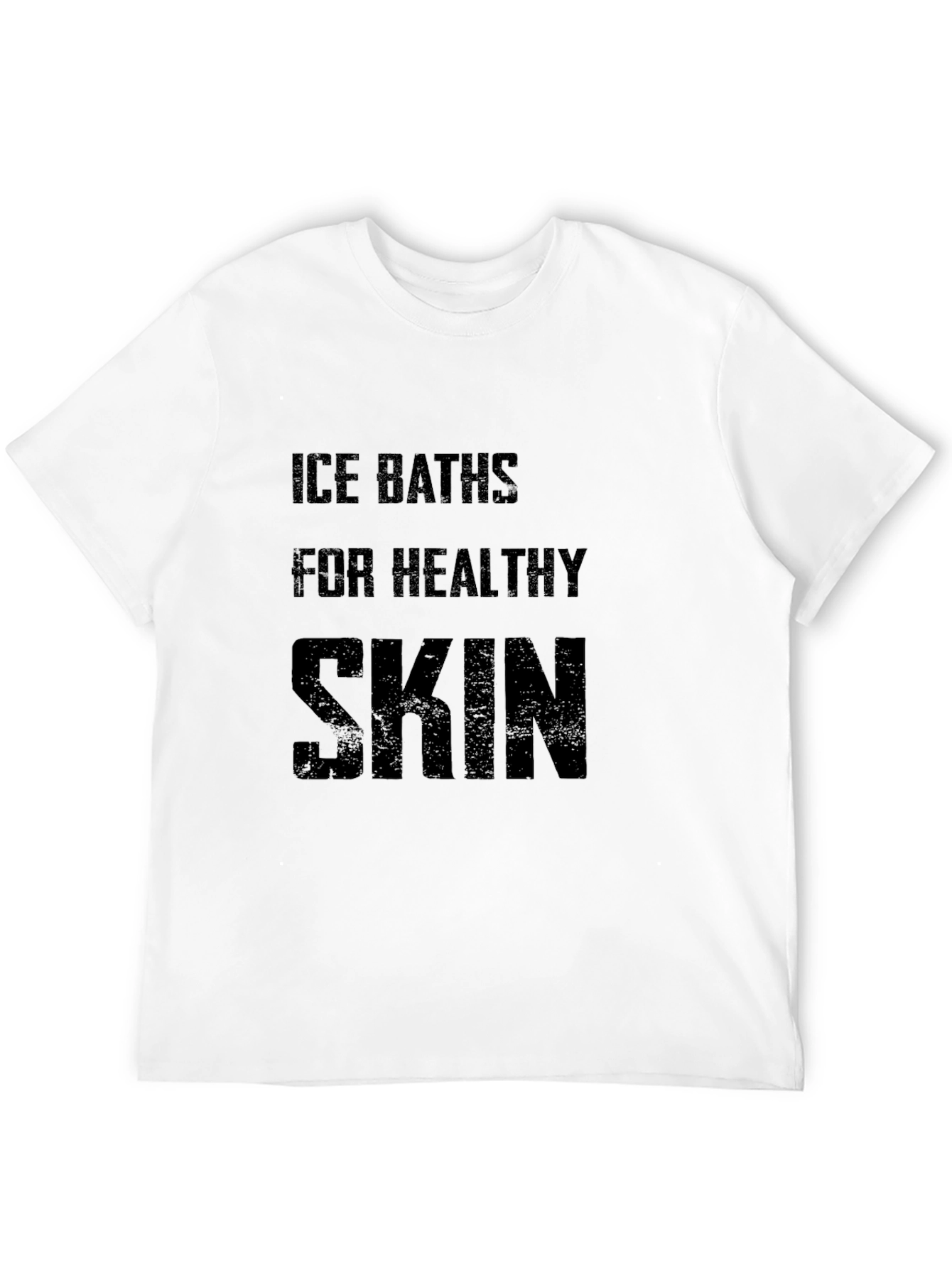 Ice Baths Healthy Skin Graphic T-Shirt
