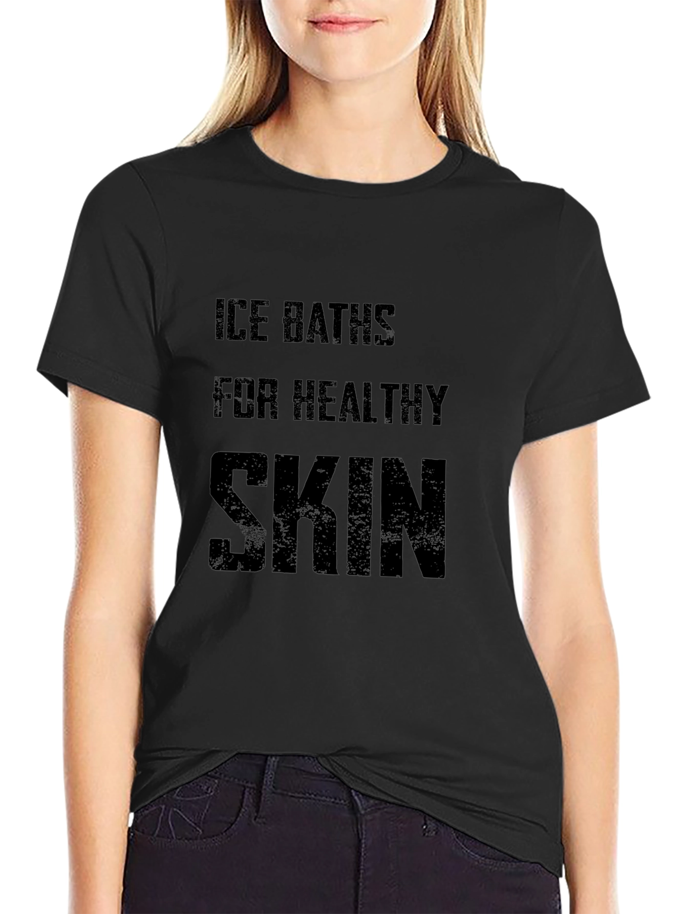 Ice Baths Healthy Skin Graphic T-Shirt
