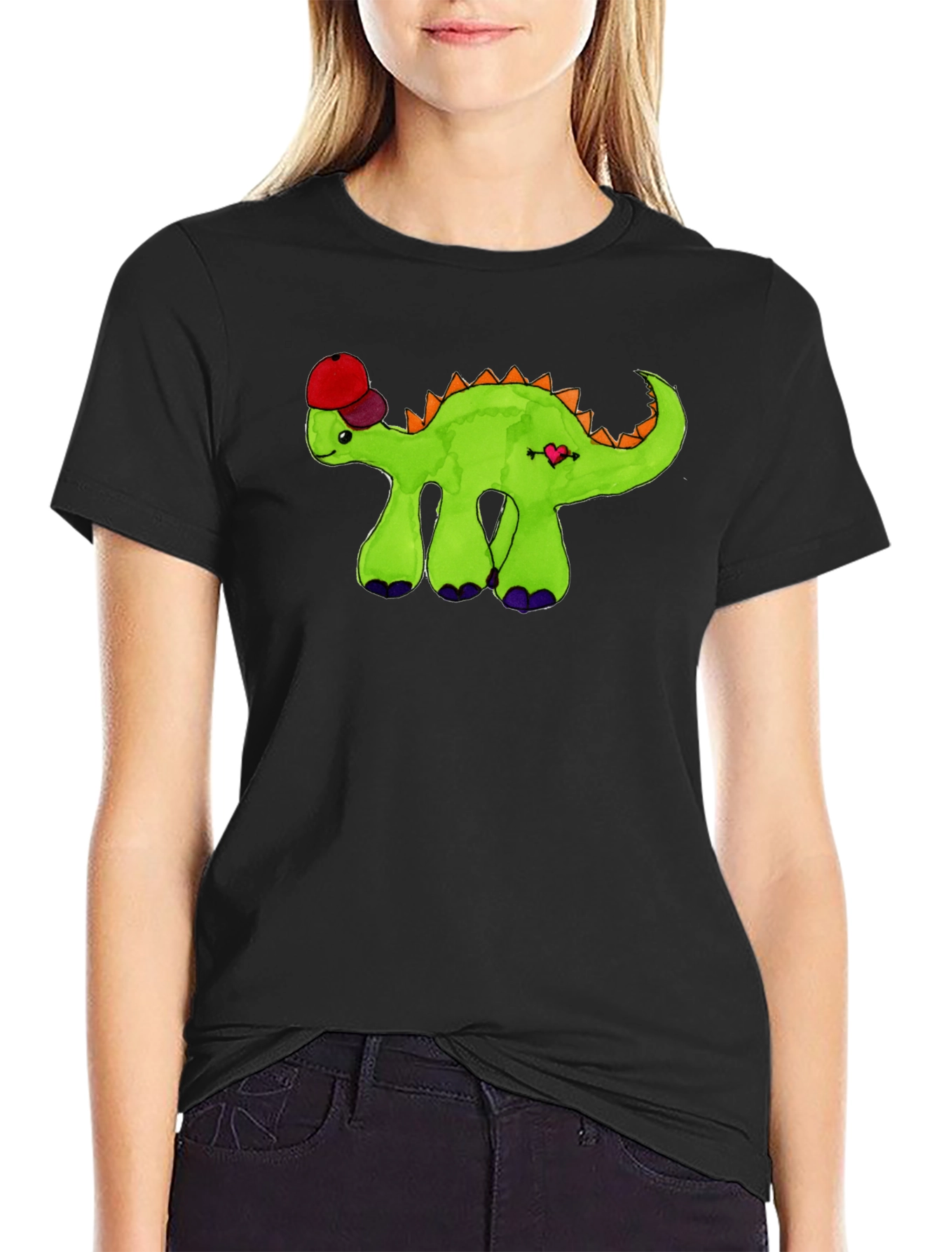 Dino with Hat Graphic Tee