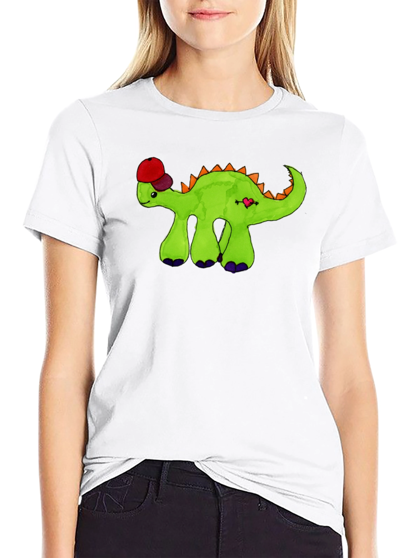 Dino with Hat Graphic Tee