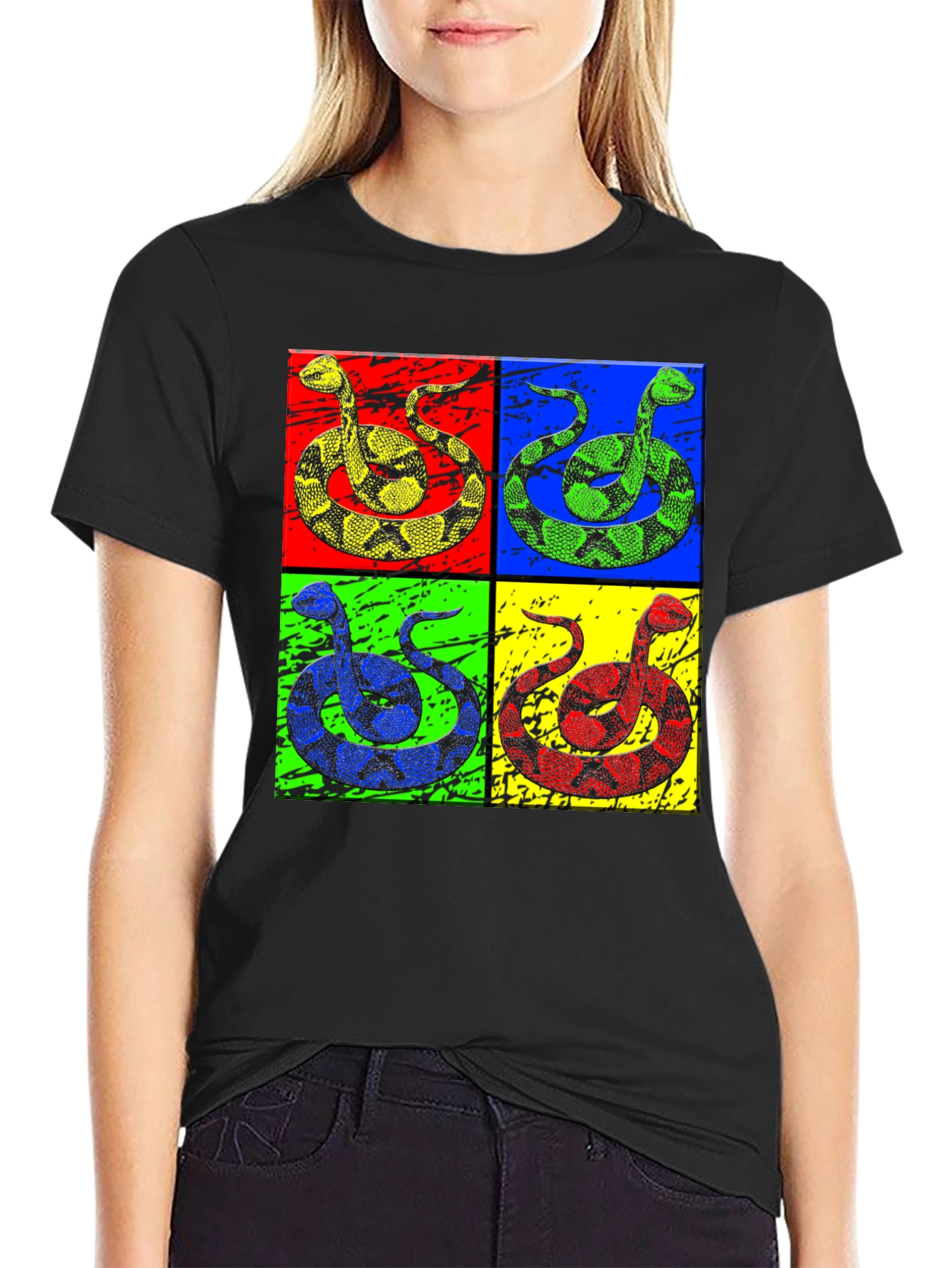 Pop Art Snake Graphic Tee