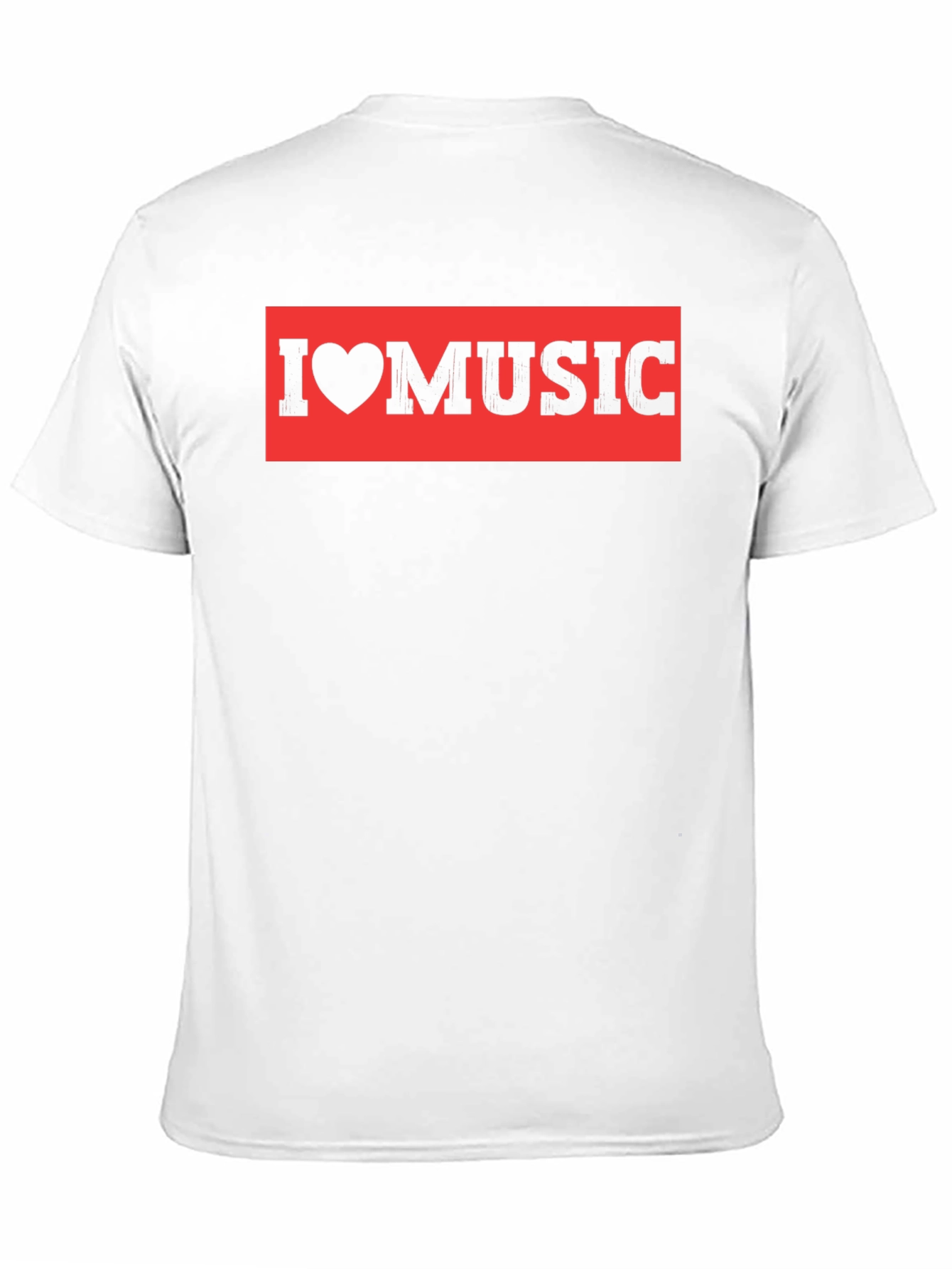 I Love Music Black T-Shirt