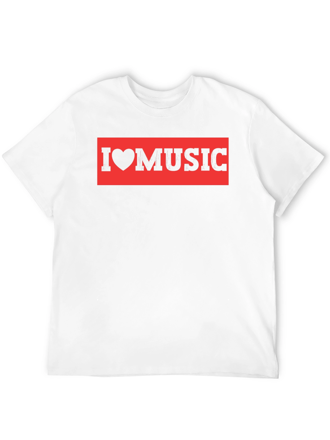 I Love Music Black T-Shirt