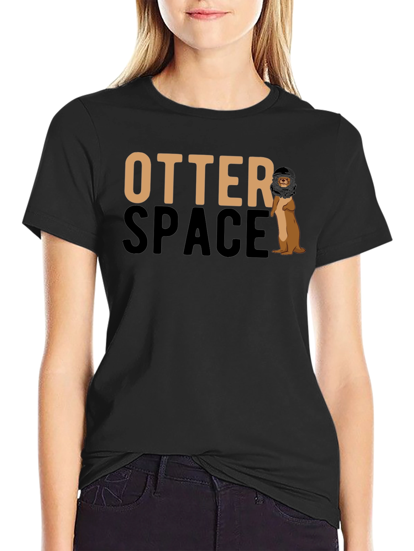 Otter Space Graphic T-Shirt - Funny Animal Tee