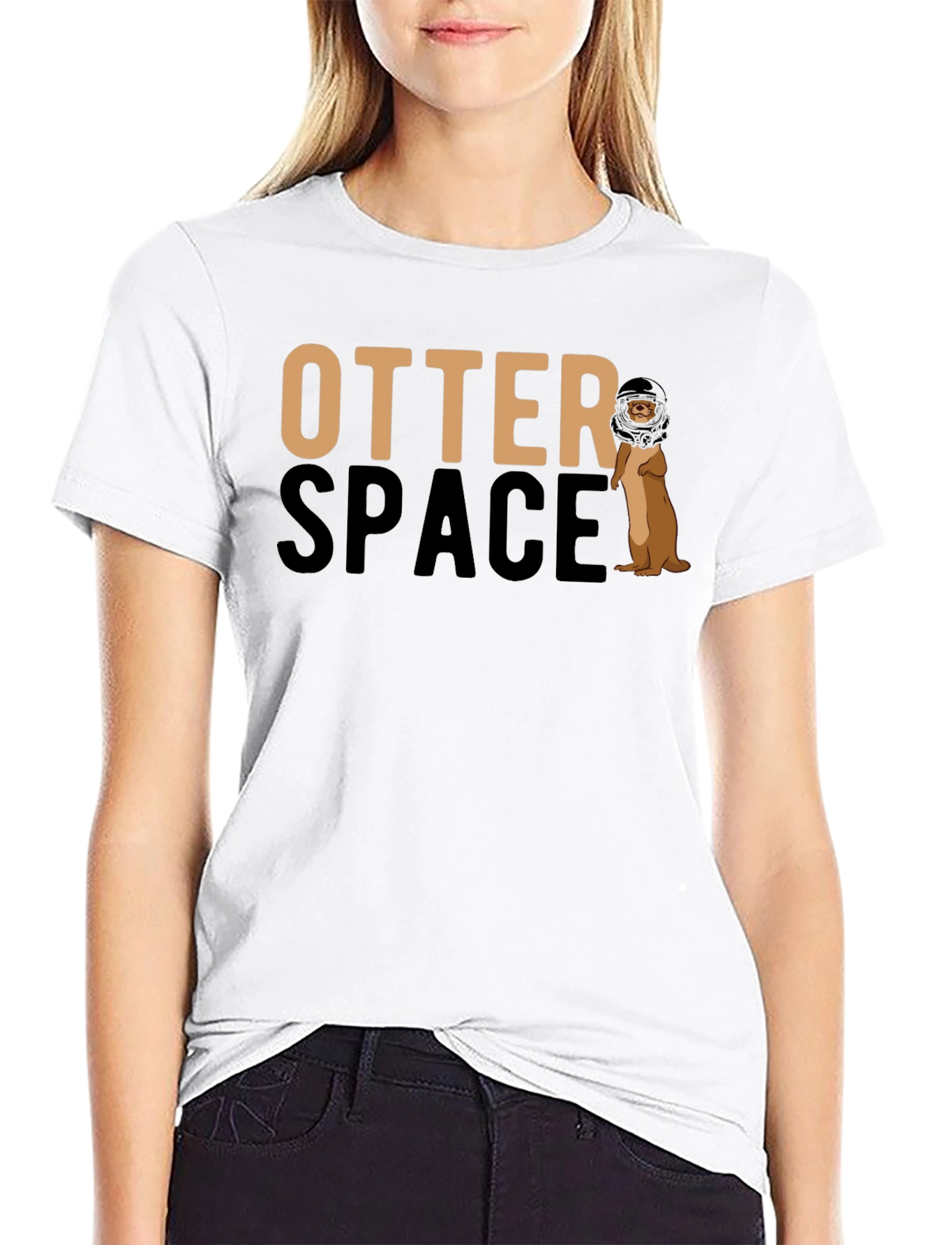 Otter Space Graphic T-Shirt - Funny Animal Tee