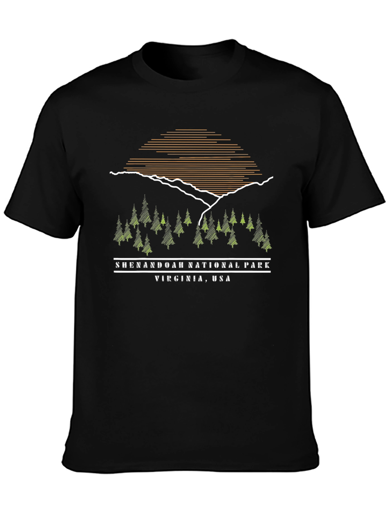 Shenandoah National Park T-Shirt: Virginia USA Graphic Tee