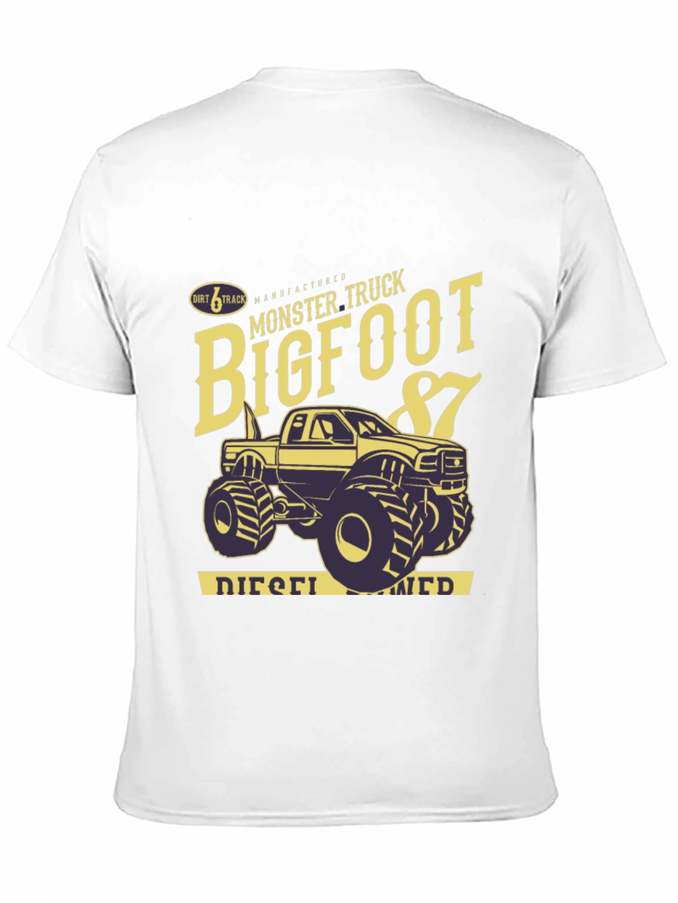 Bigfoot Monster Truck Black Graphic T-Shirt