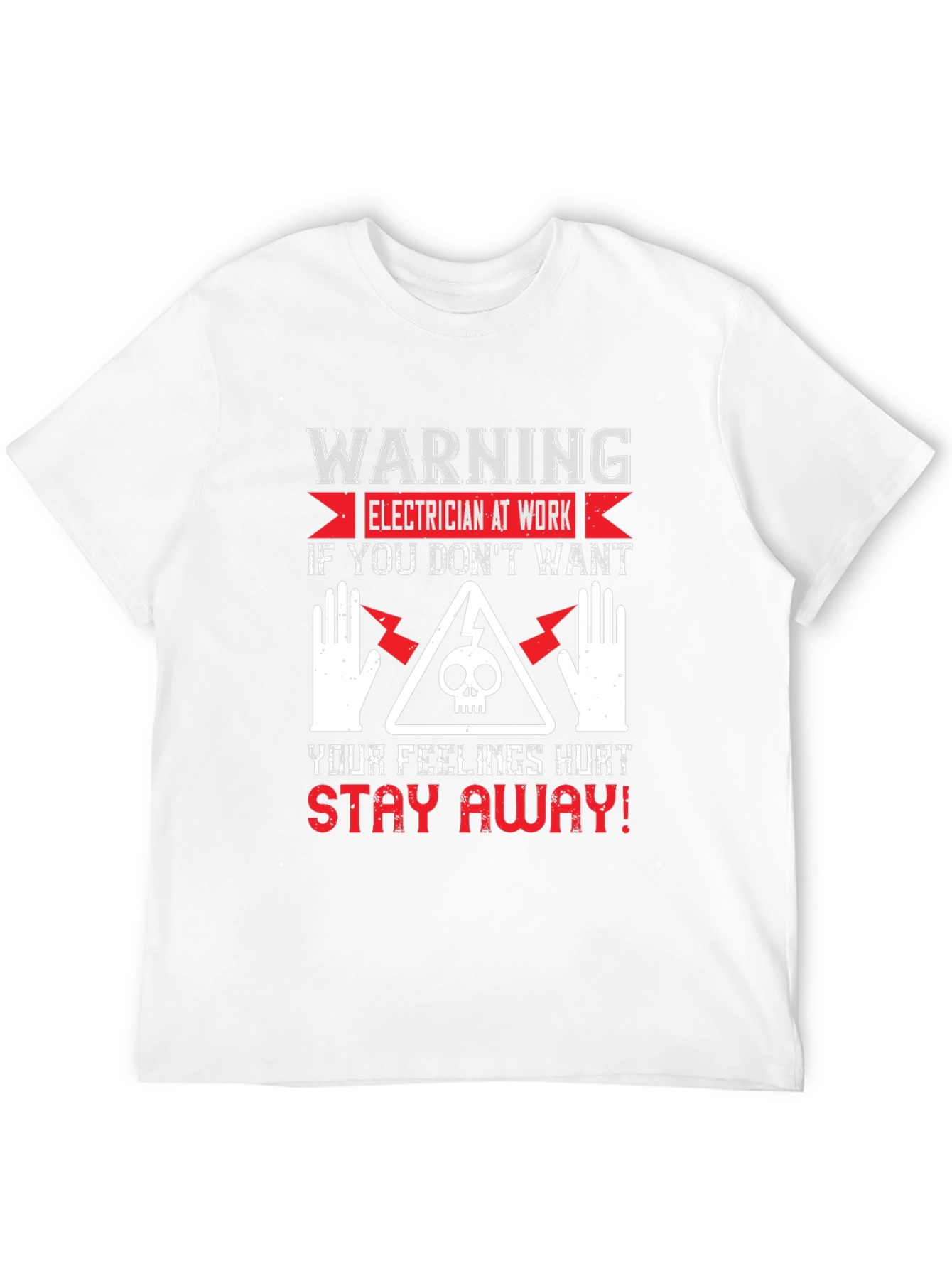 Warning Electrician T-Shirt