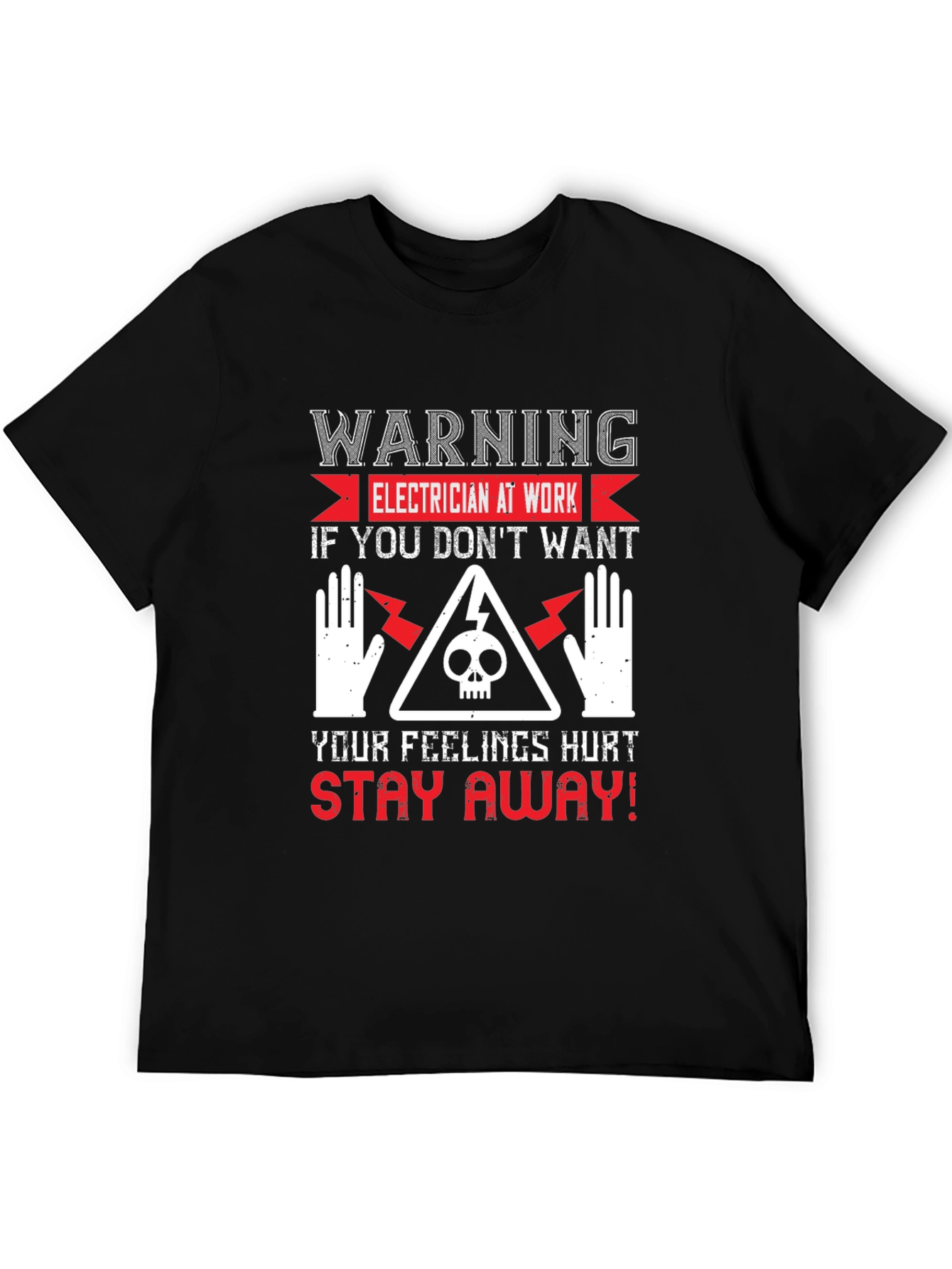 Warning Electrician T-Shirt