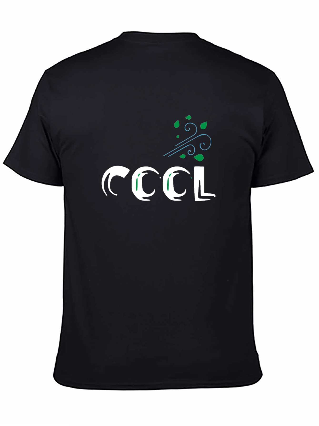 Cool Graphic Print Black T-Shirt