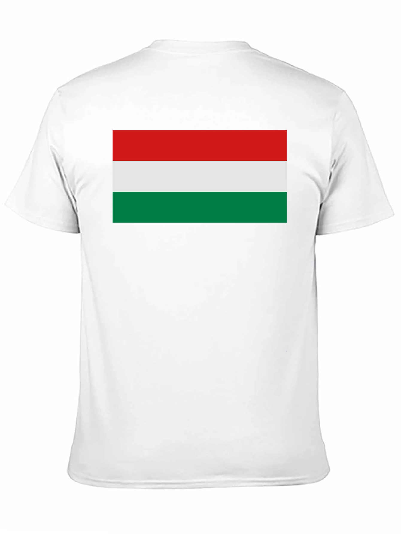 Hungary Flag Graphic T-Shirt - Black Tee