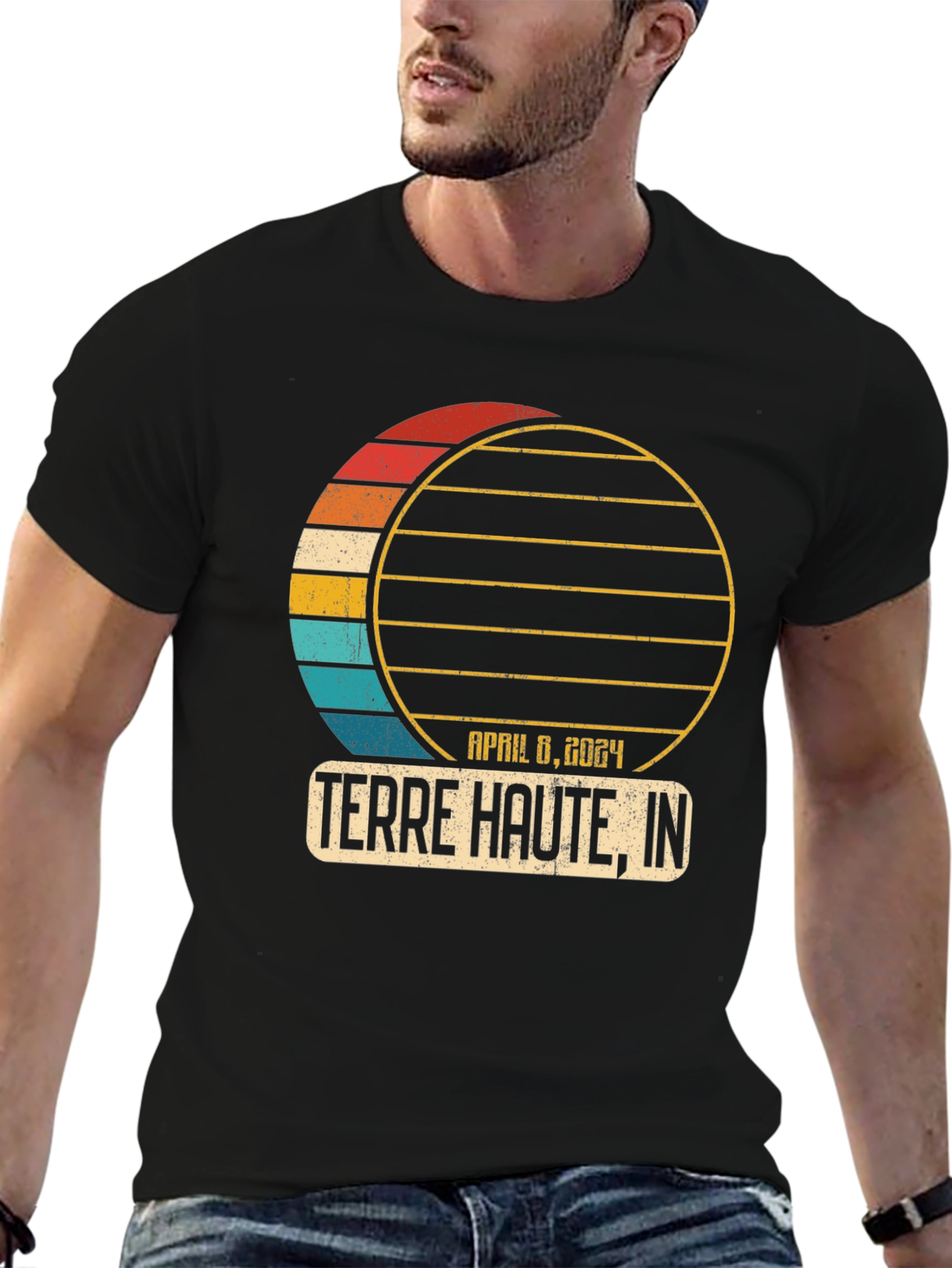 Terre Haute IN April 8 2024 Eclipse T-Shirt