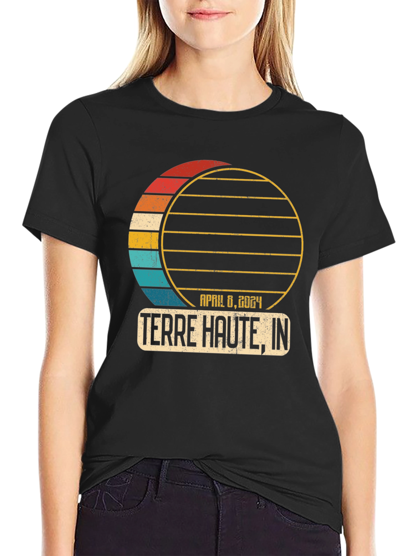 Terre Haute IN April 8 2024 Eclipse T-Shirt