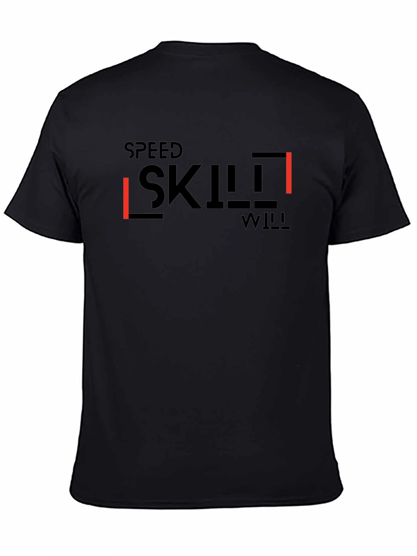 Speed Skill Will Black Graphic Tee
