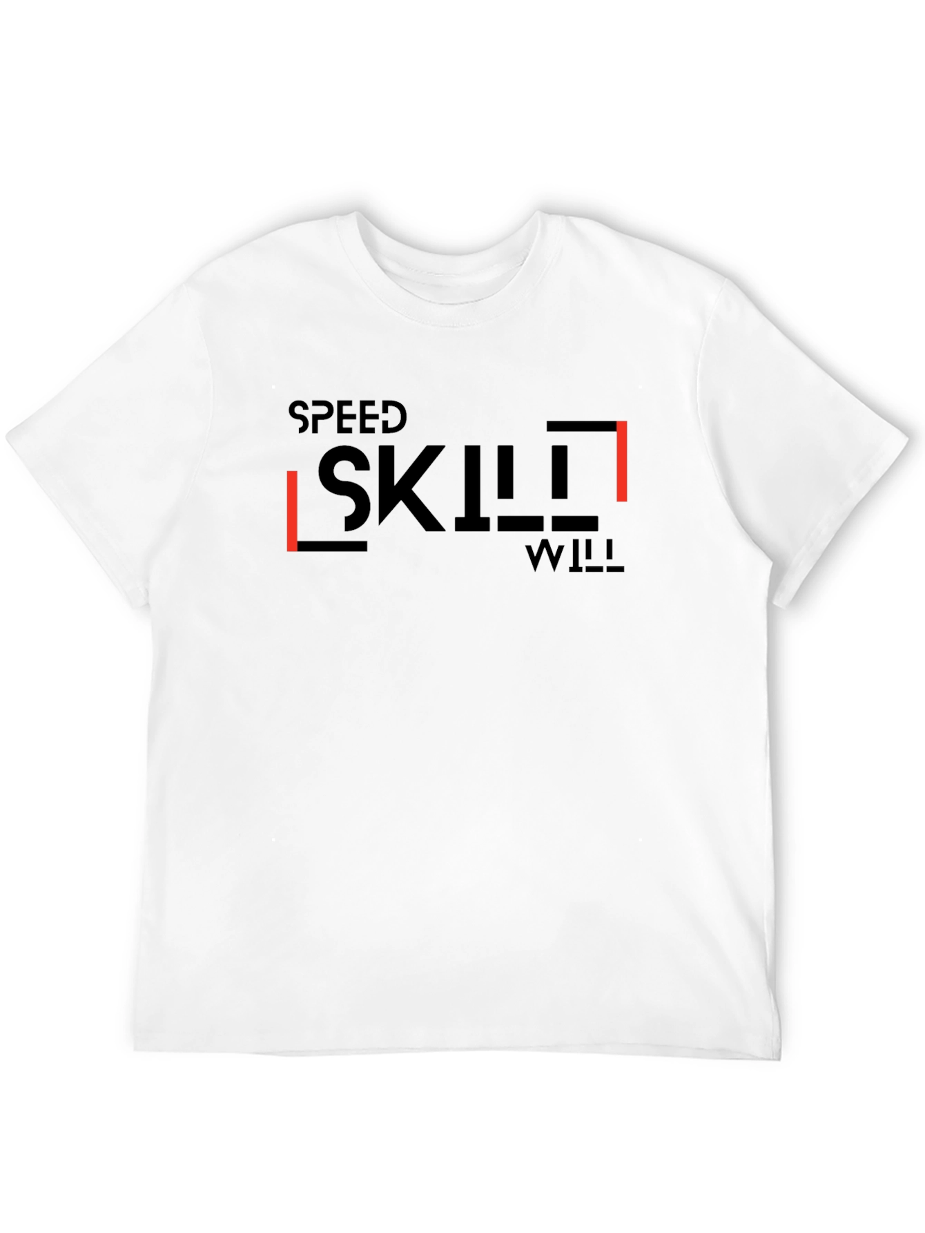 Speed Skill Will Black Graphic Tee