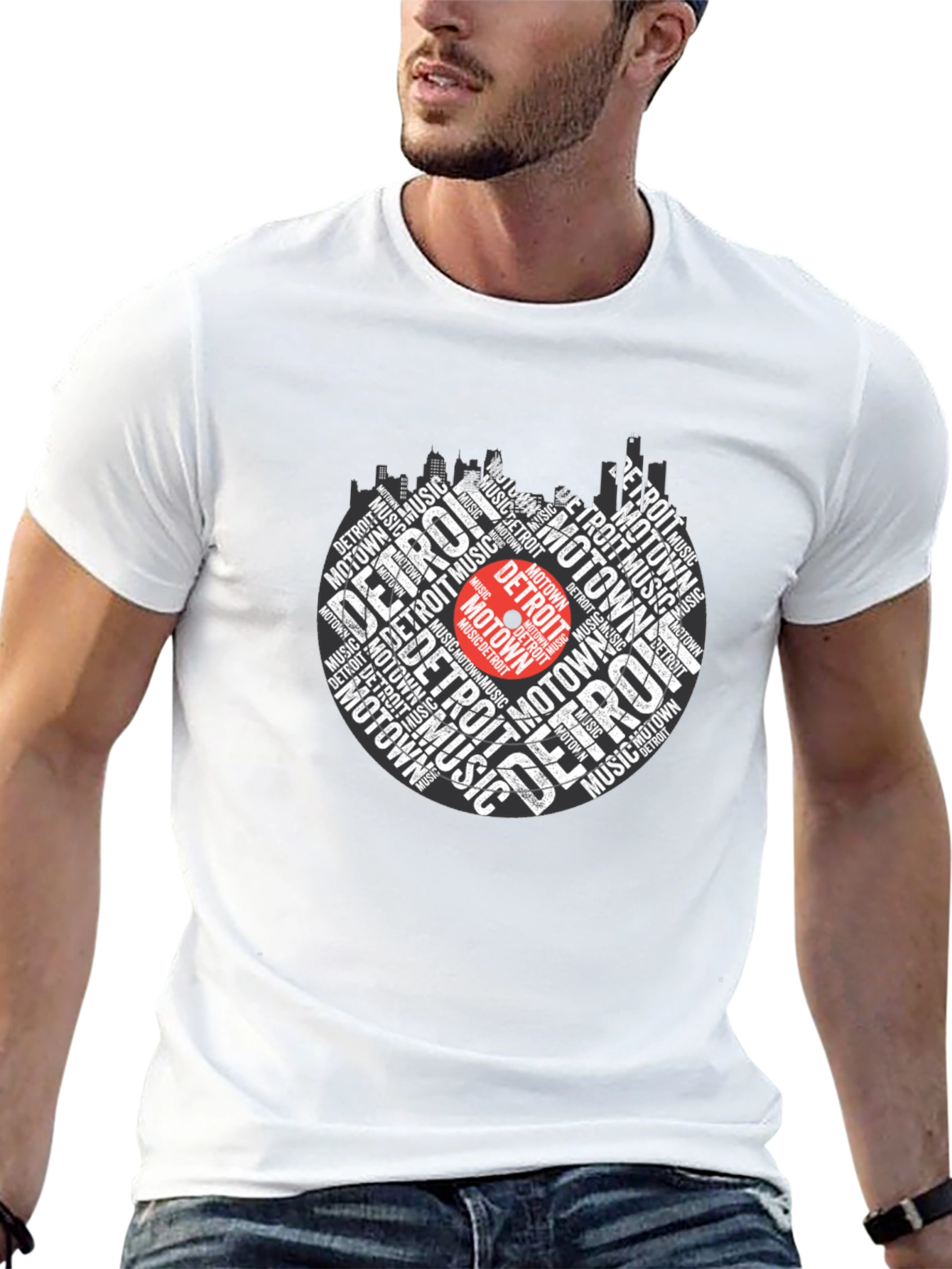 Detroit Motown Music Graphic Tee