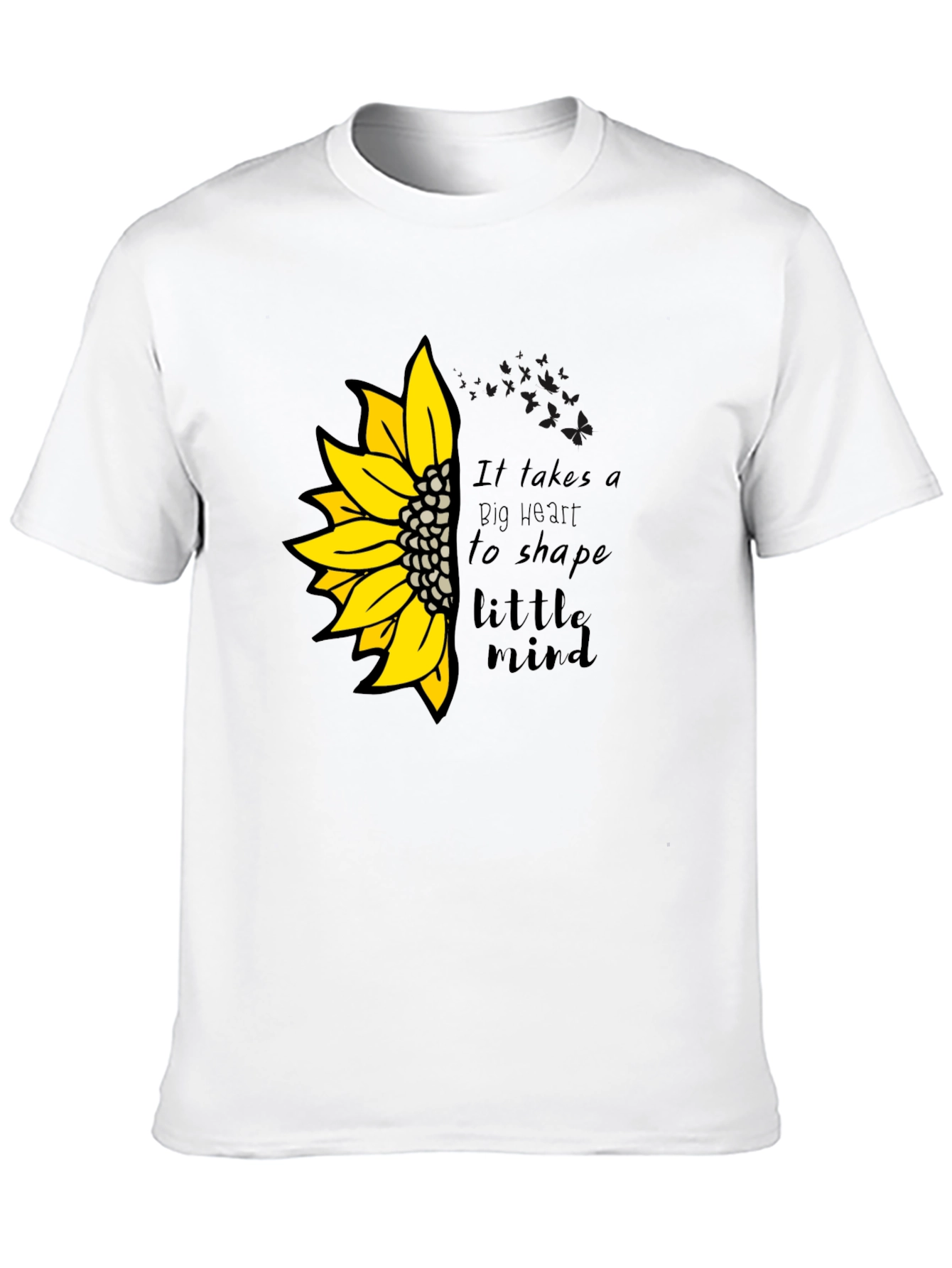 Sunflower Teacher Heart T-Shirt