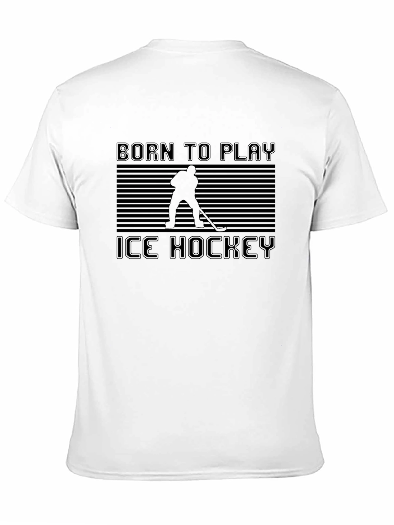 Born To Play Ice Hockey T-Shirt