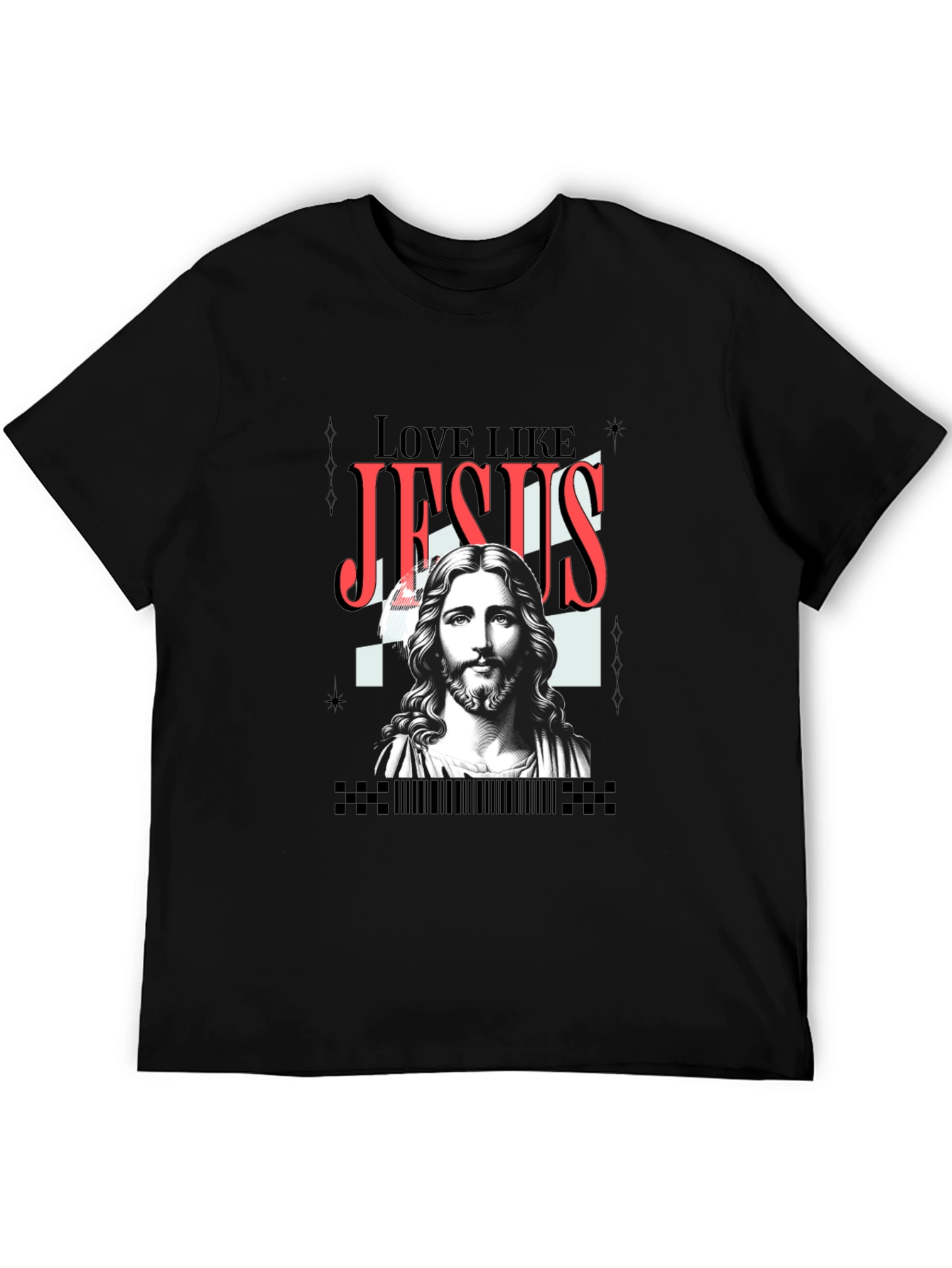 Love Like Jesus Graphic Tee - Black