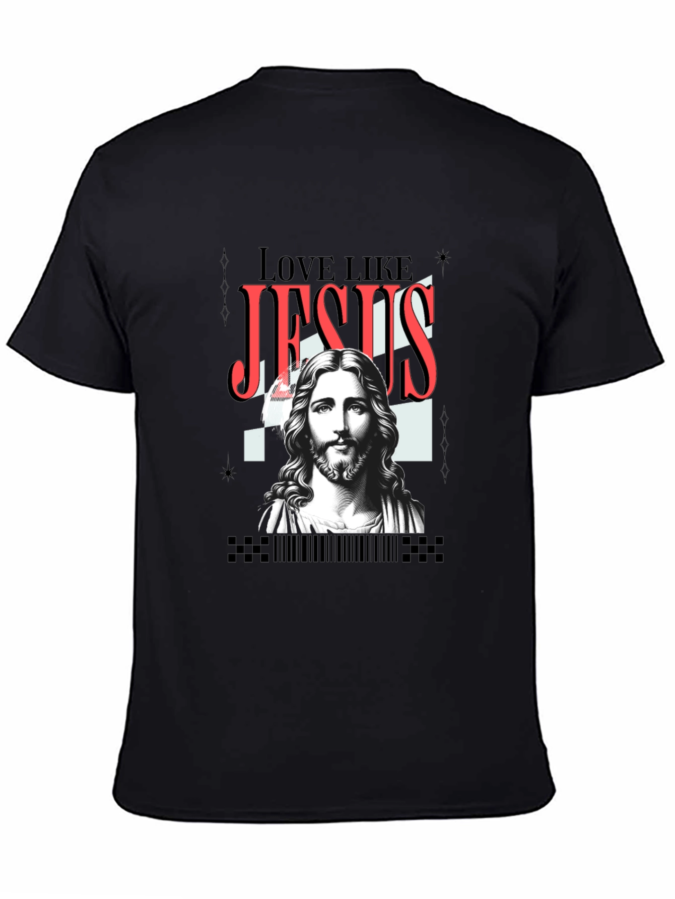 Love Like Jesus Graphic Tee - Black