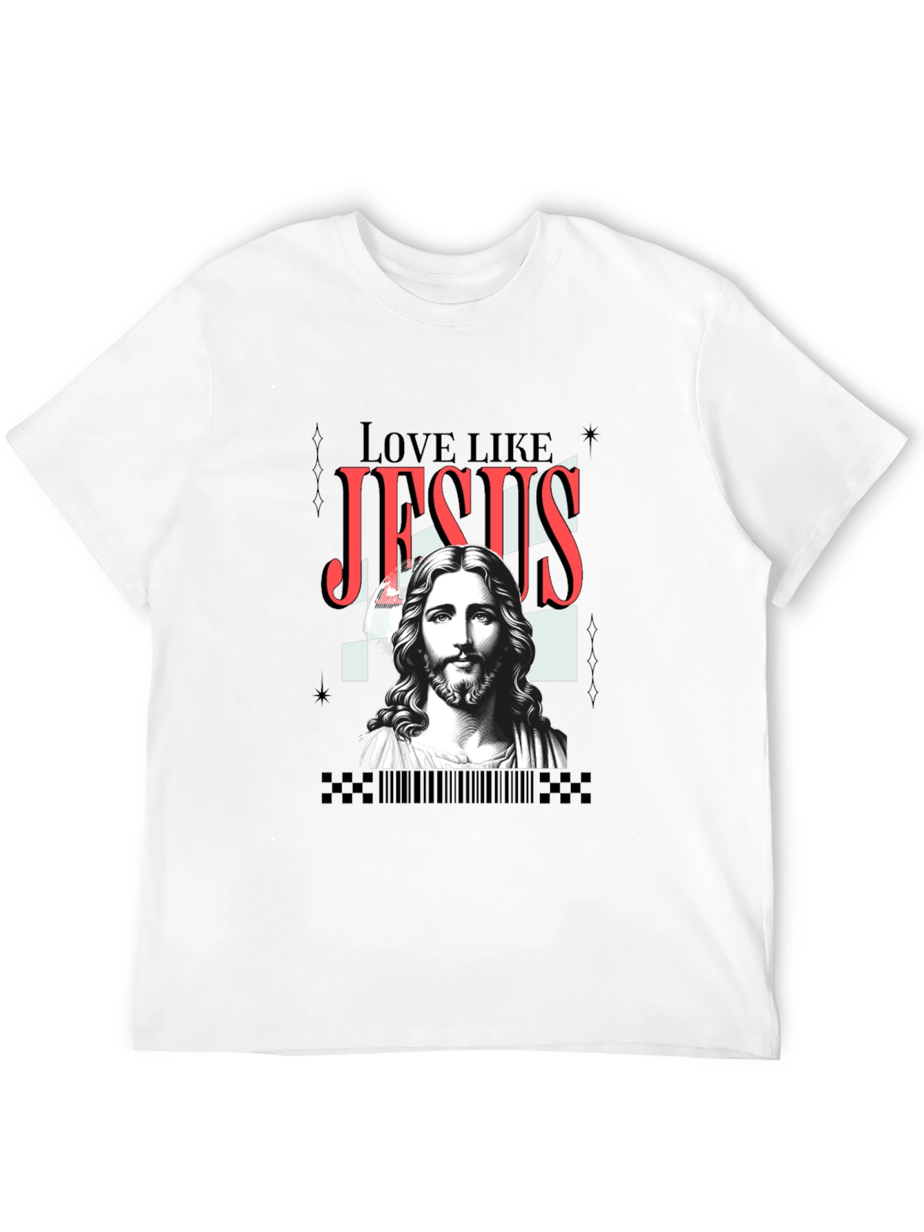 Love Like Jesus Graphic Tee - Black