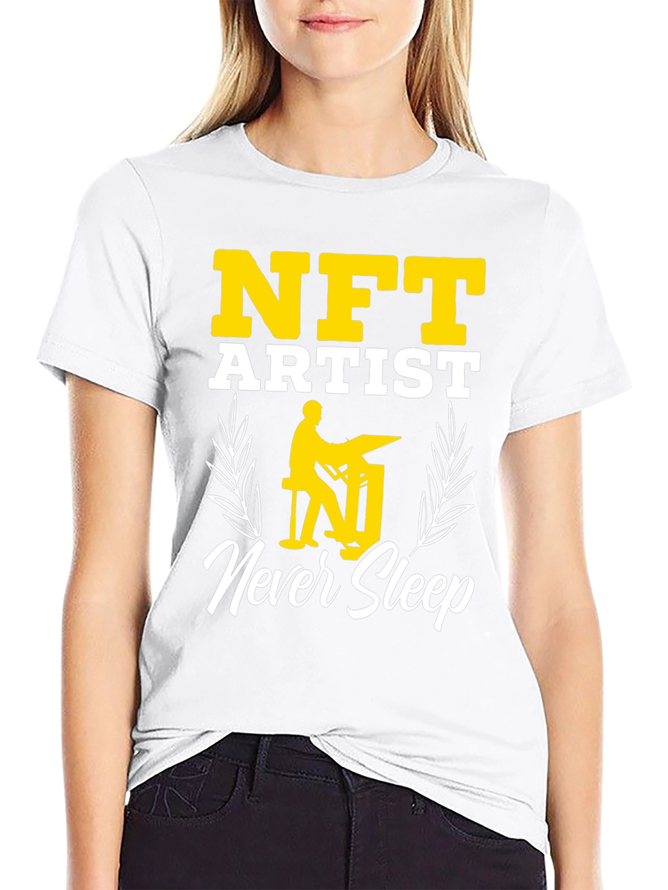 NFT Artist Never Sleep Graphic Tee